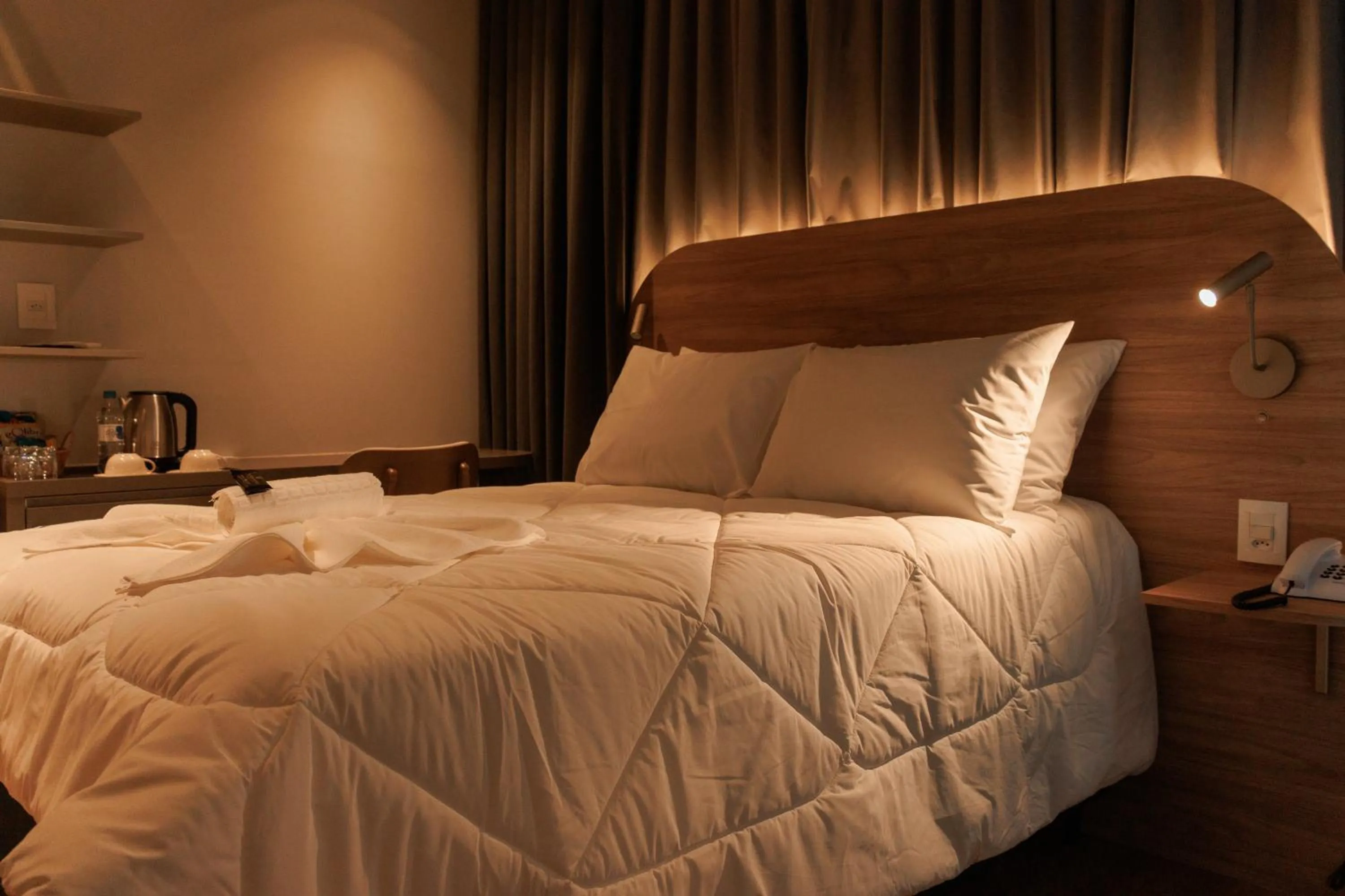 Bed in Zallon Hotel Executivo