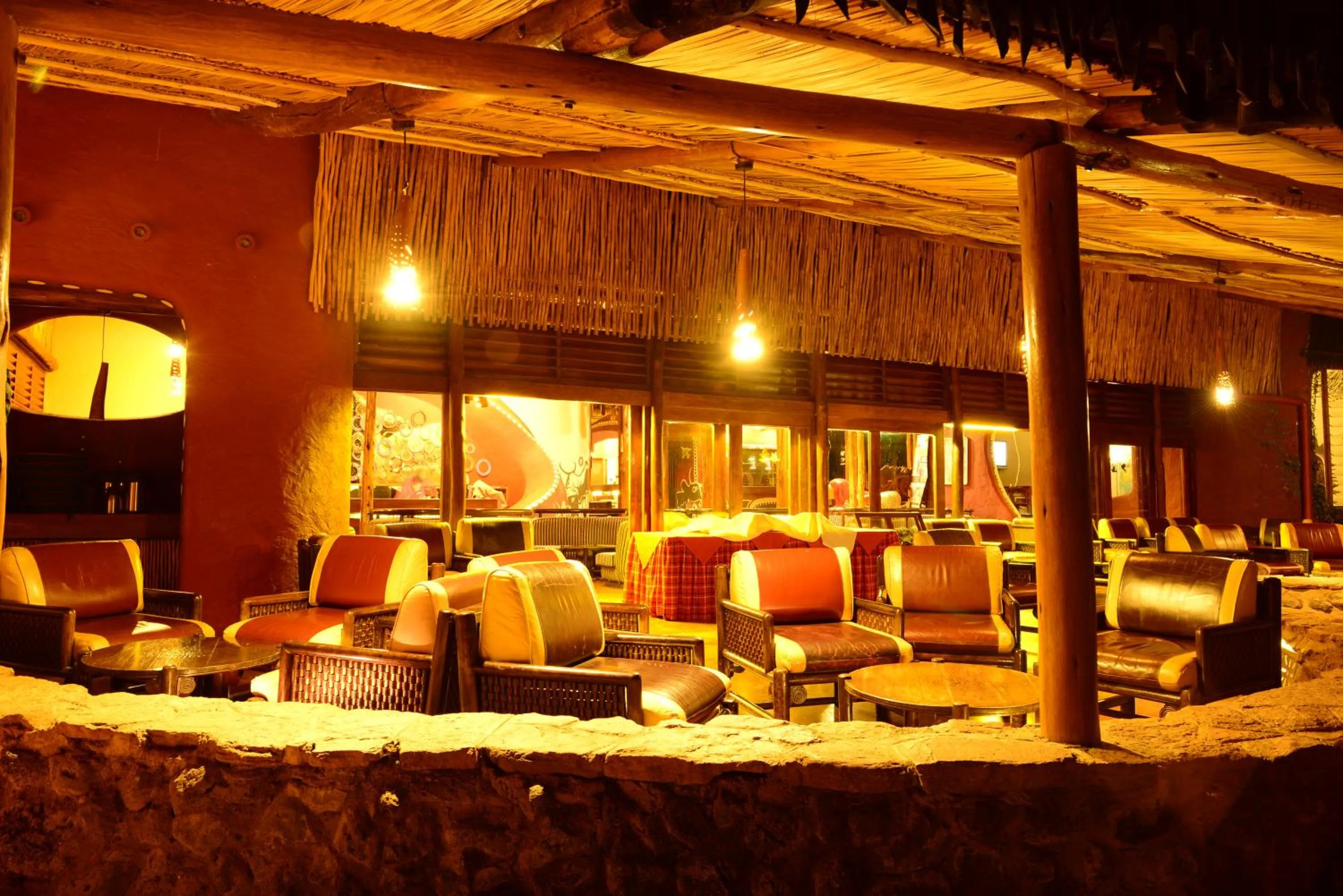 Lounge or bar in Amboseli Serena Safari Lodge