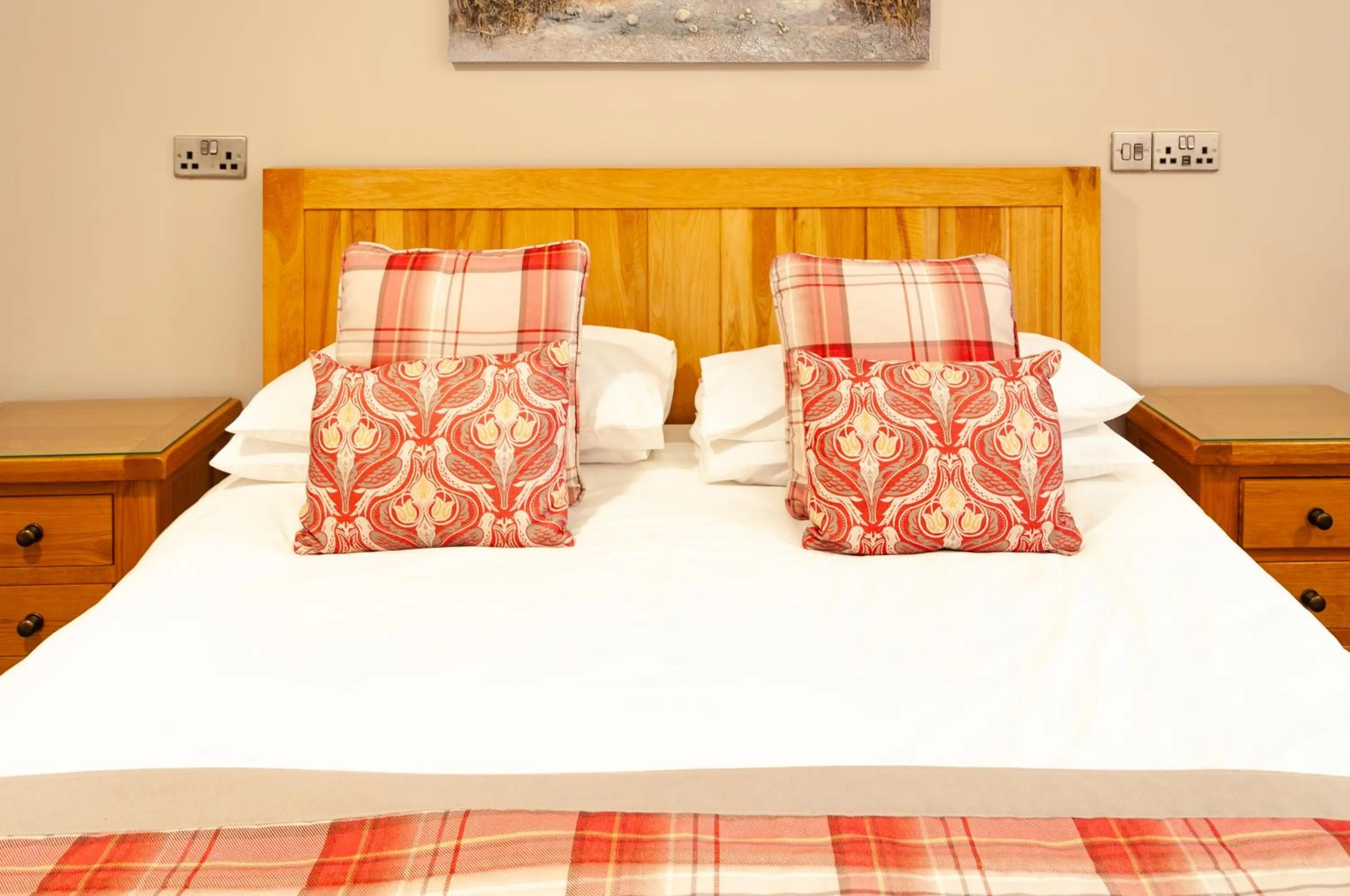 Bed in Claxton Hotel