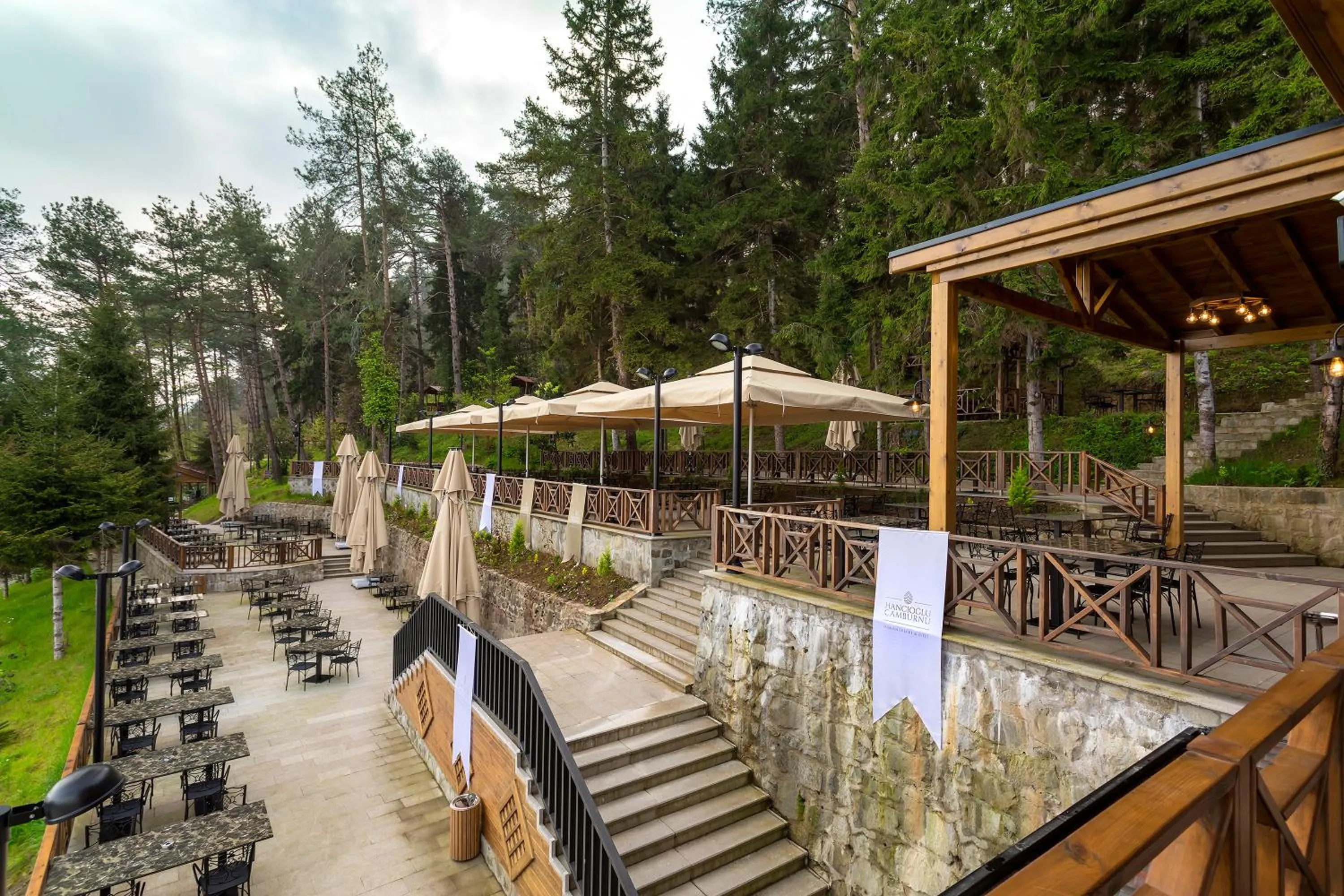 Patio in Hancioglu Orman Evleri & Hotel