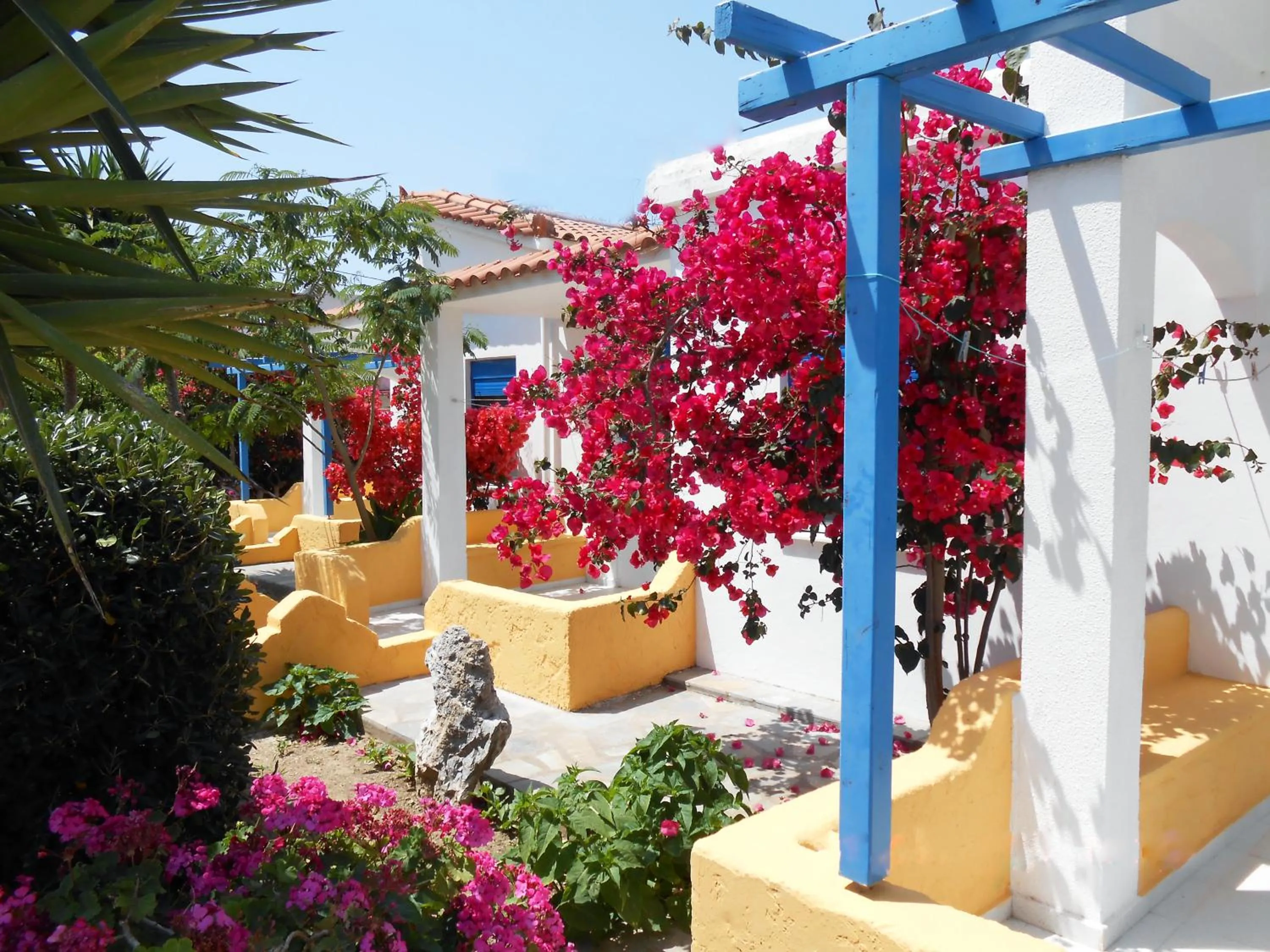 Patio in Pavlis Studios Kampos