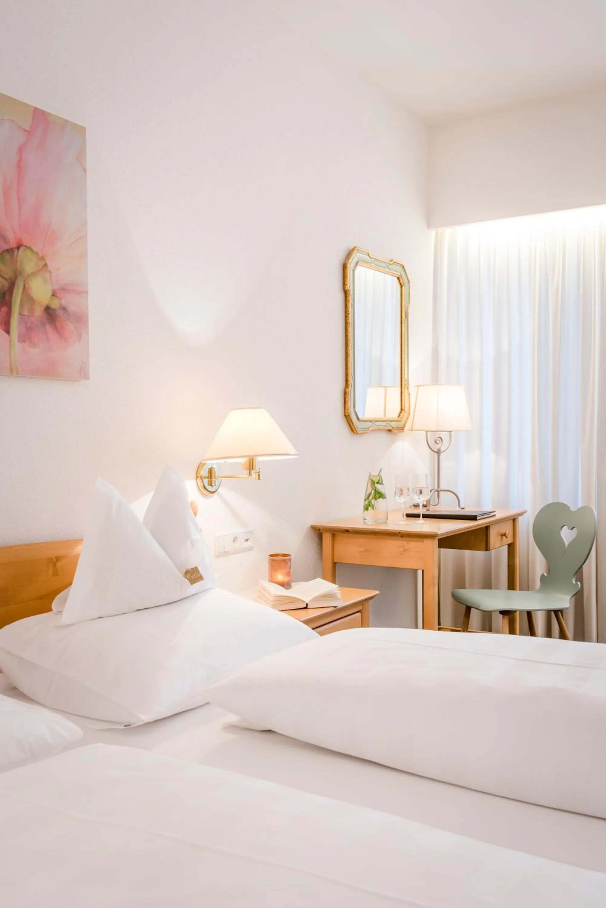 Decorative detail, Bed in Cresta.Alpin.Sport.Hotel