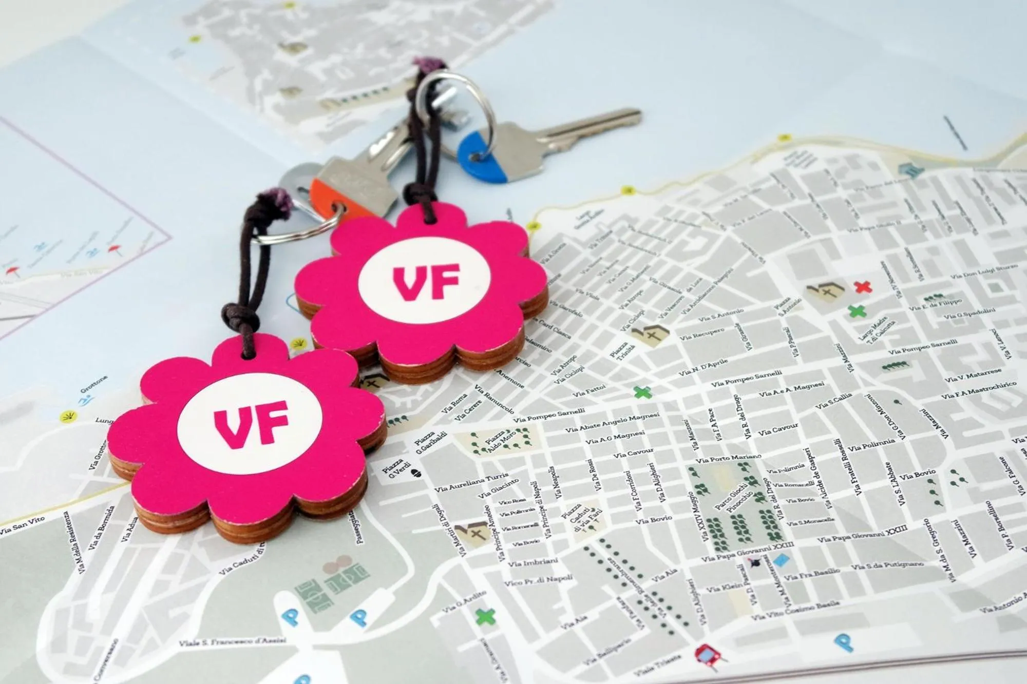 Decorative detail in Vicolo Fiorito B&B