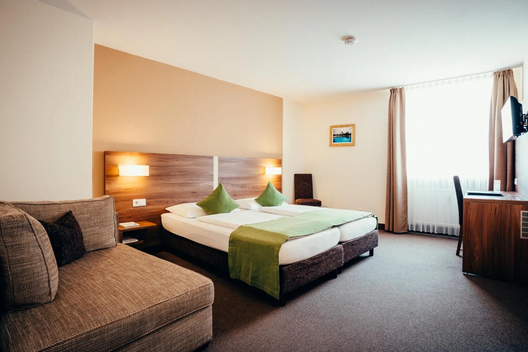 Photo of the whole room, Bed in Hotel Adler