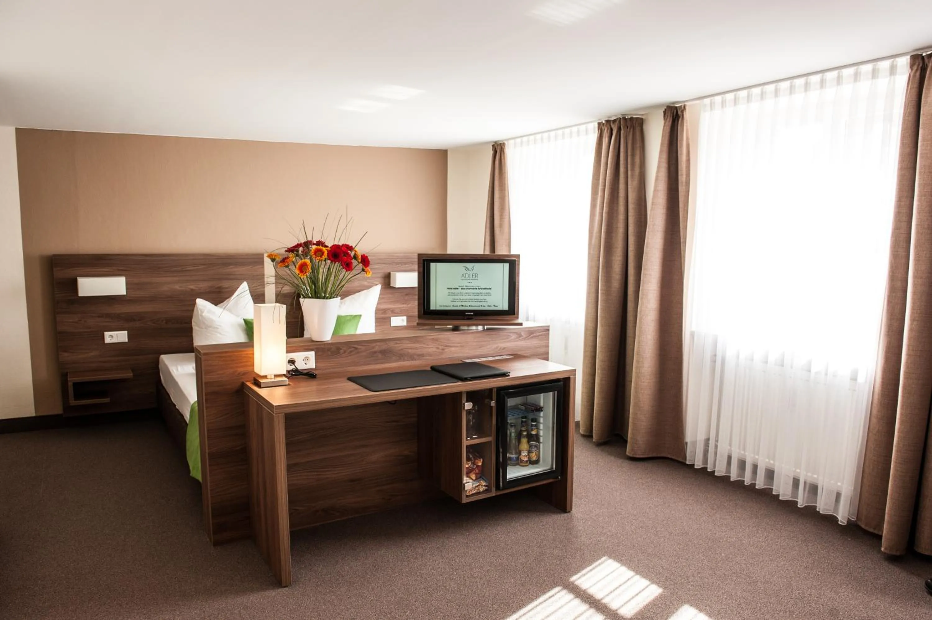 Photo of the whole room, Bed in Hotel Adler