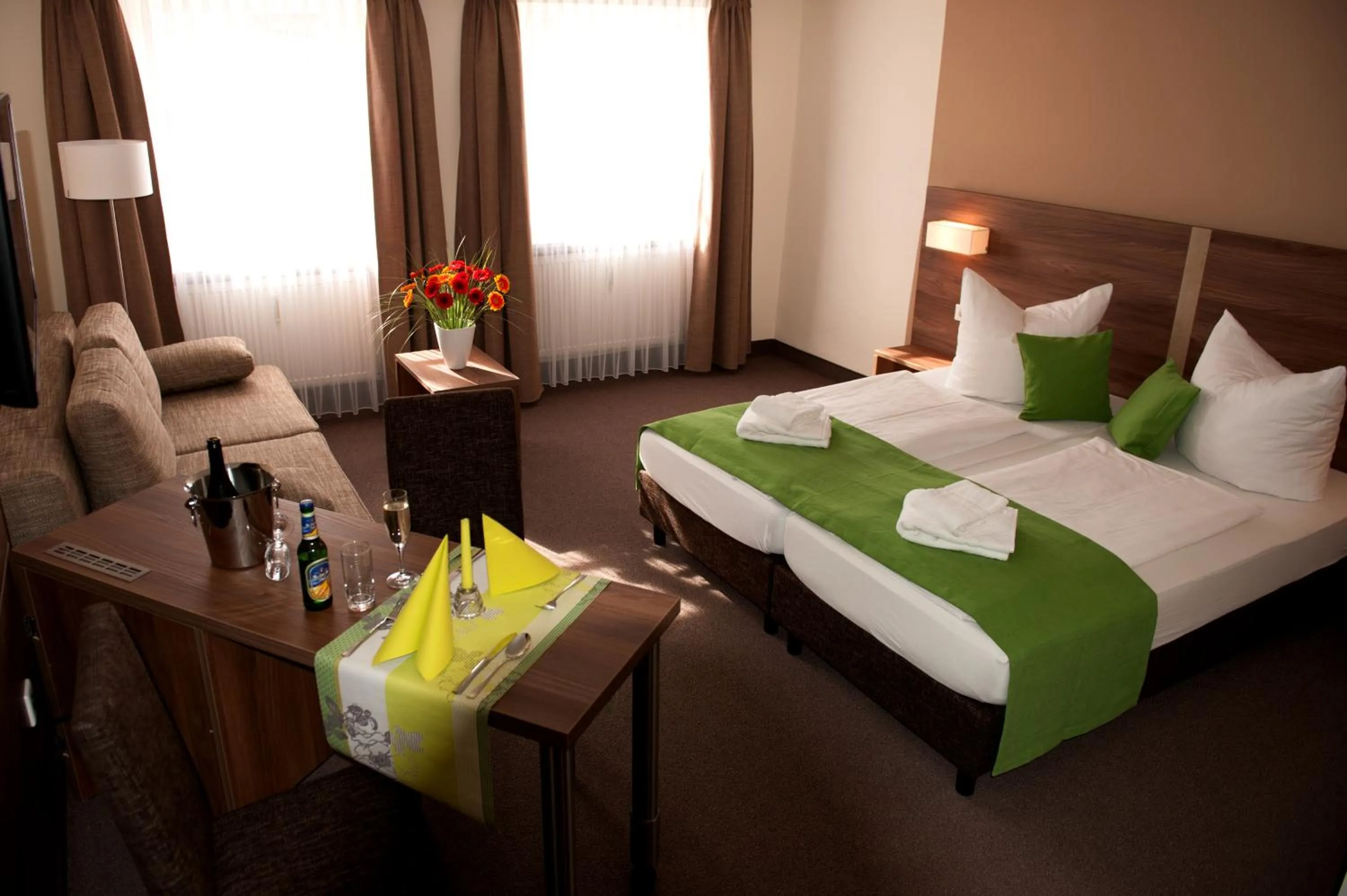 Photo of the whole room, Bed in Hotel Adler