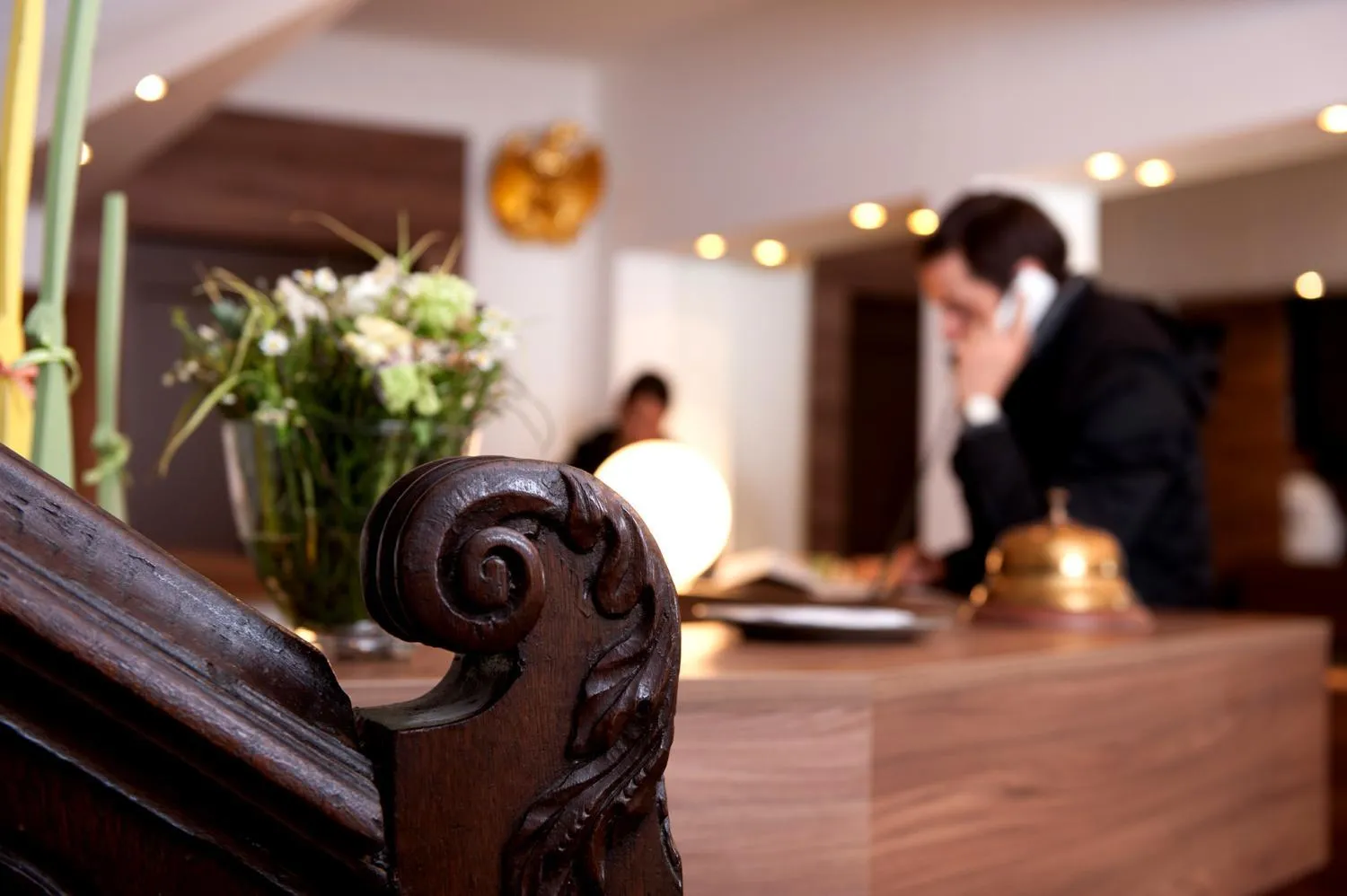 Decorative detail in Hotel Adler