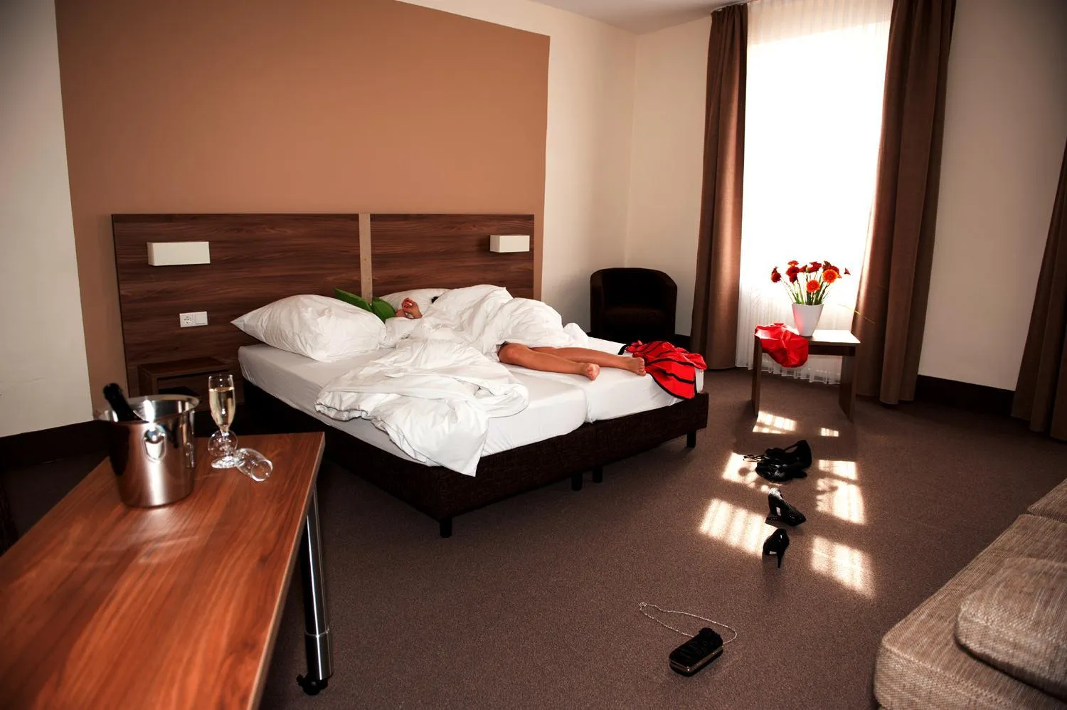 Photo of the whole room, Bed in Hotel Adler