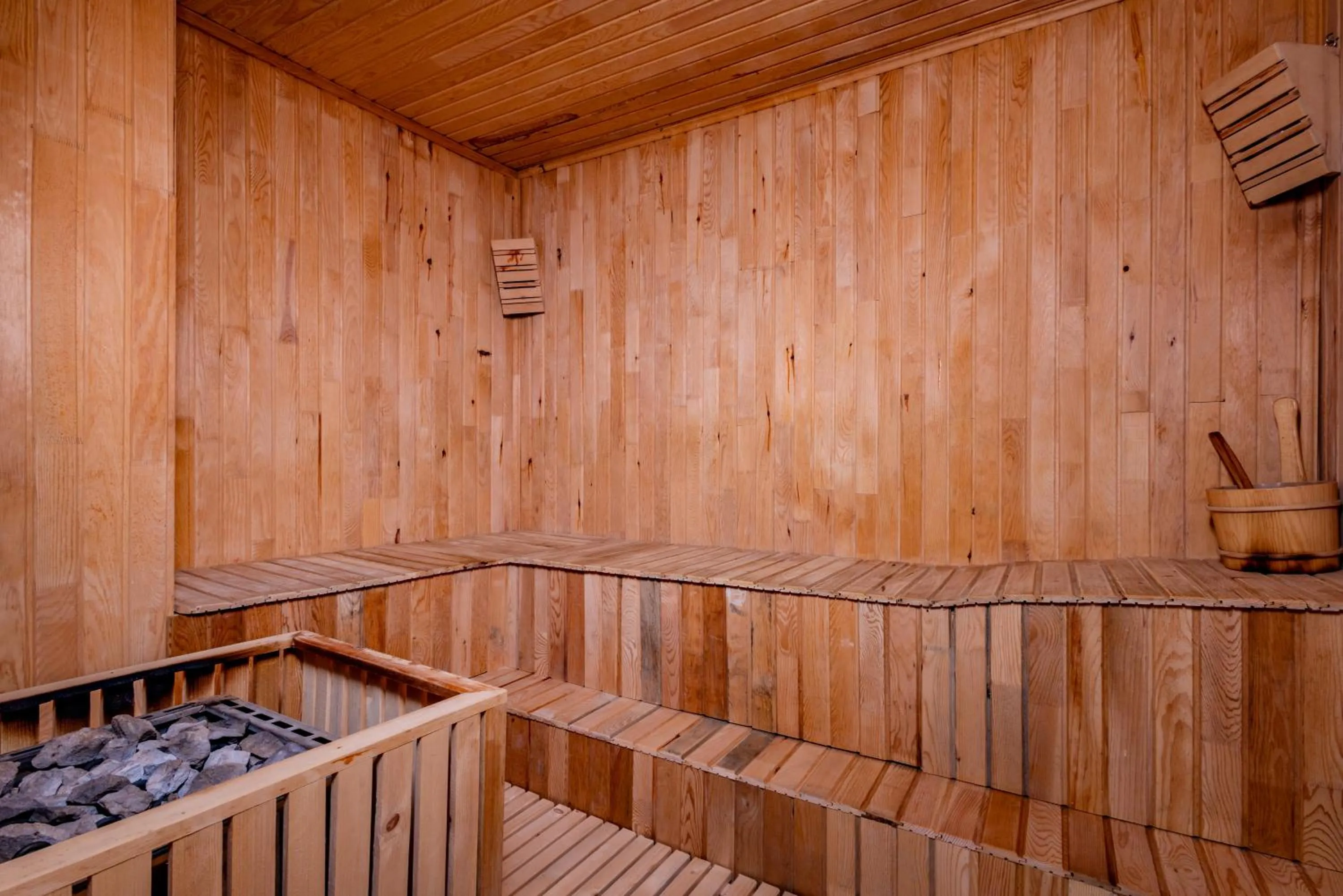 Sauna in Çakıltaşı Evi Otel Spa
