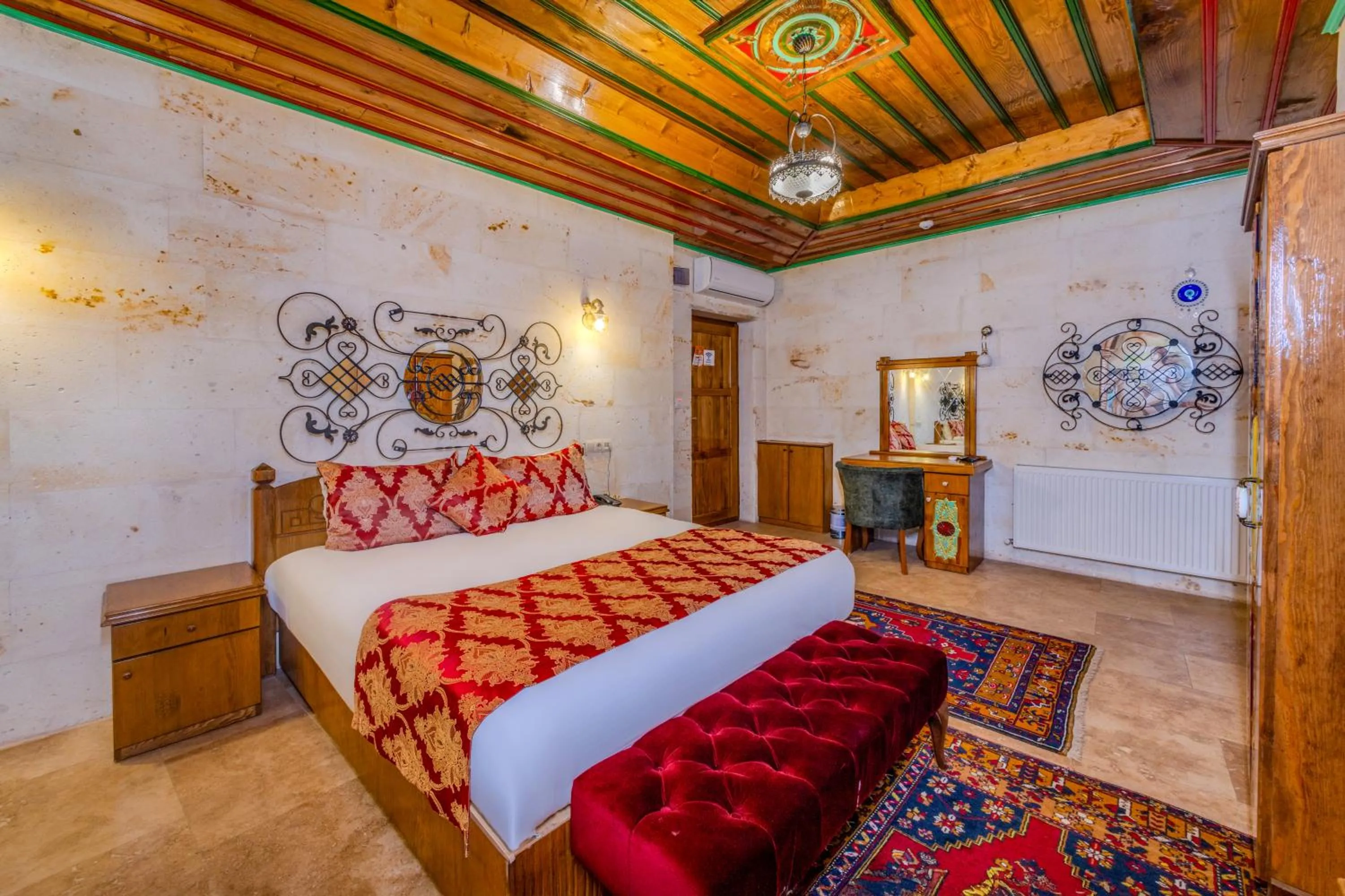 Bed in Çakıltaşı Evi Otel Spa