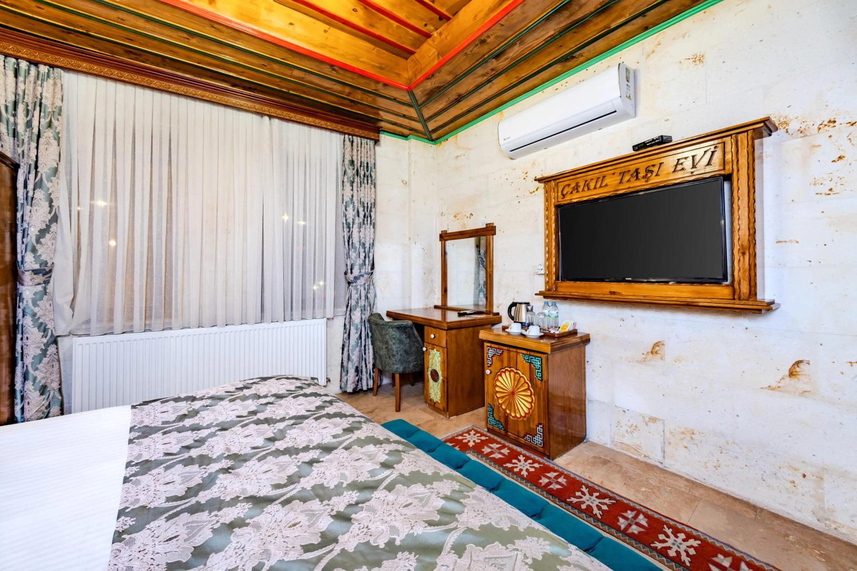 Bed in Çakıltaşı Evi Otel Spa