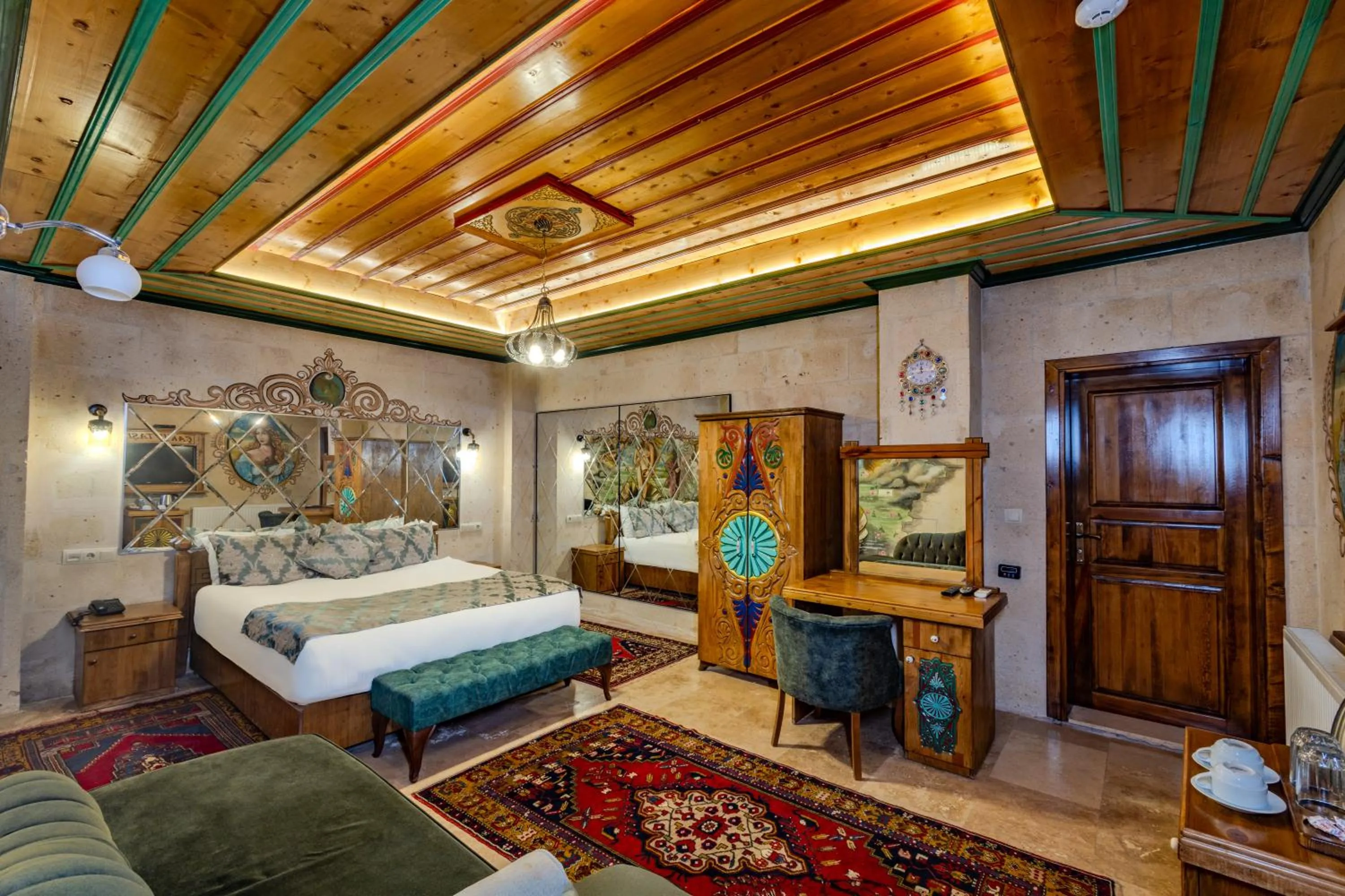 Bed in Çakıltaşı Evi Otel Spa