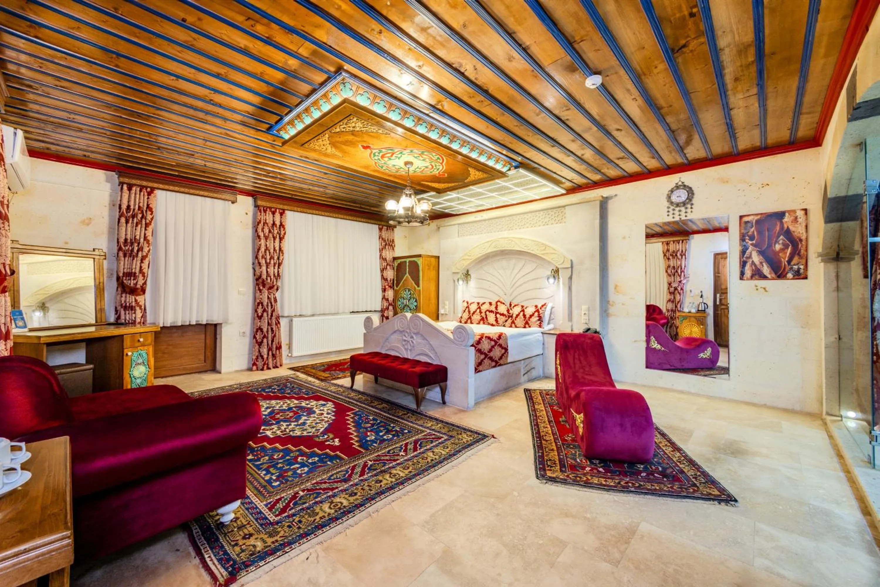 Bed in Çakıltaşı Evi Otel Spa