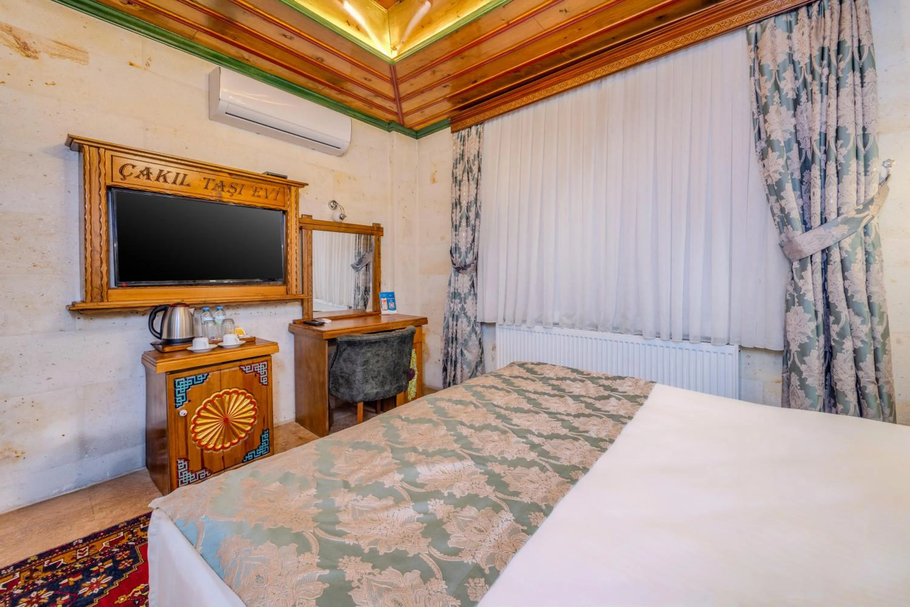 Bed in Çakıltaşı Evi Otel Spa