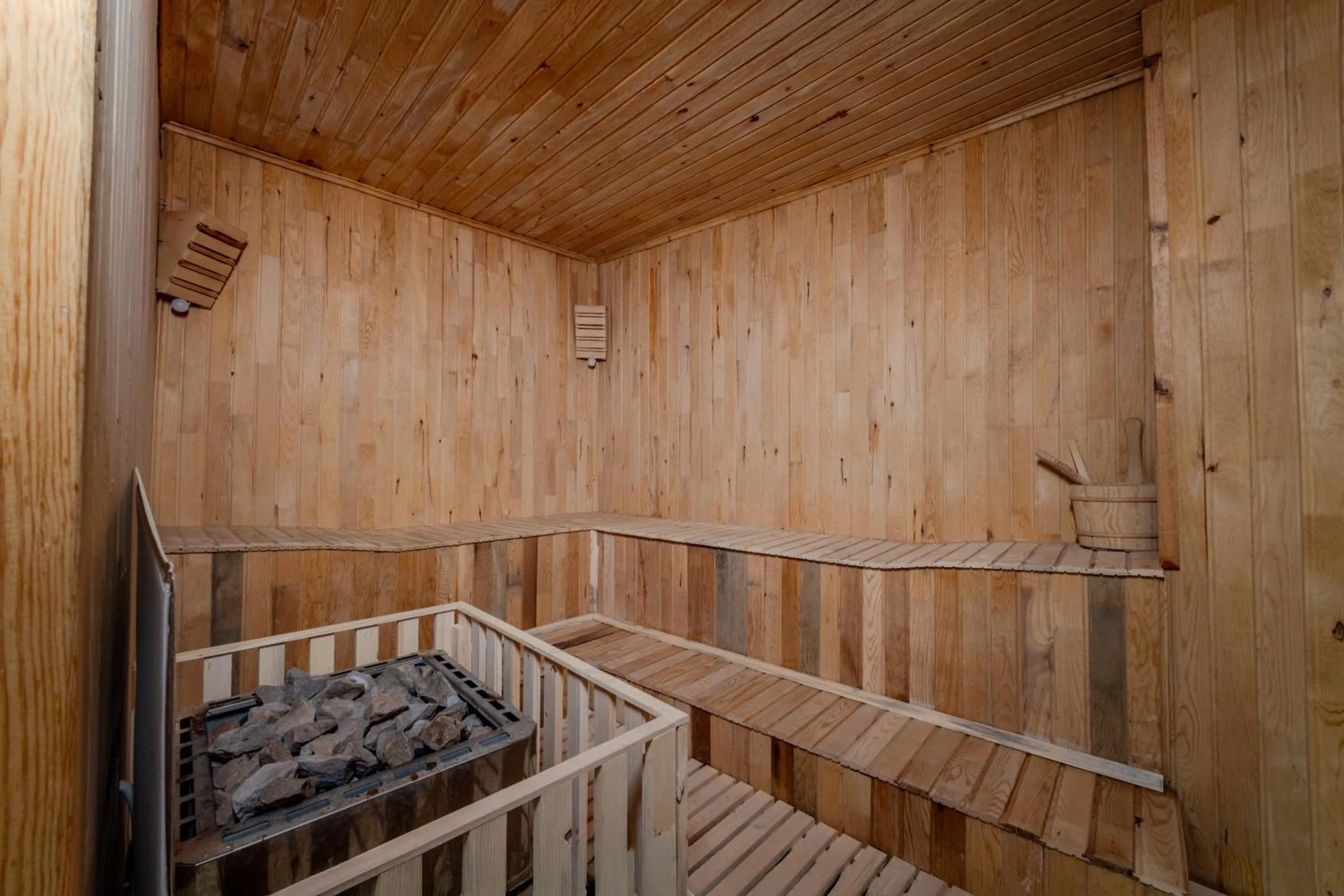 Sauna in Çakıltaşı Evi Otel Spa