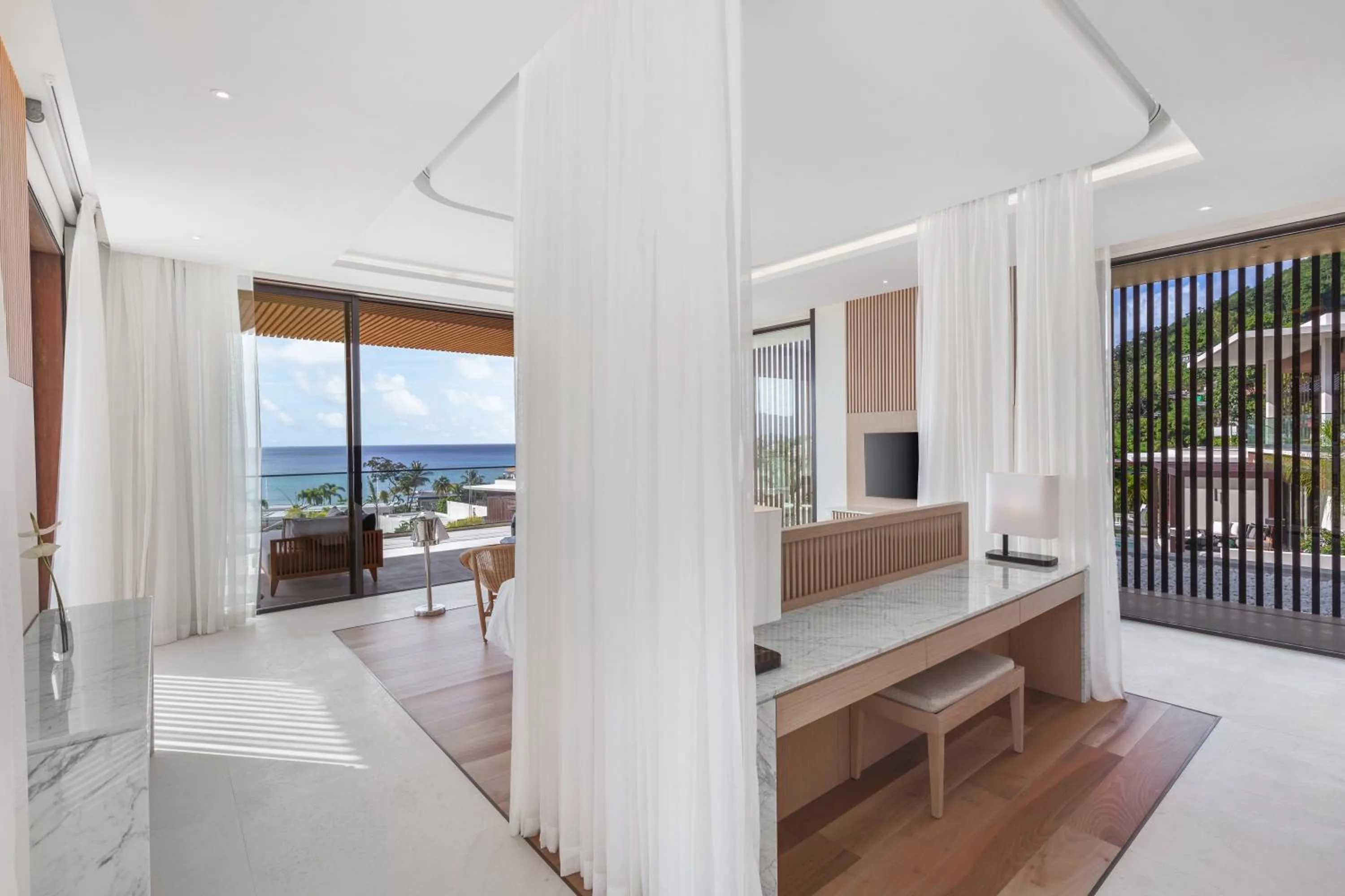 Bed in Silversands Resort Grenada at Grand Anse