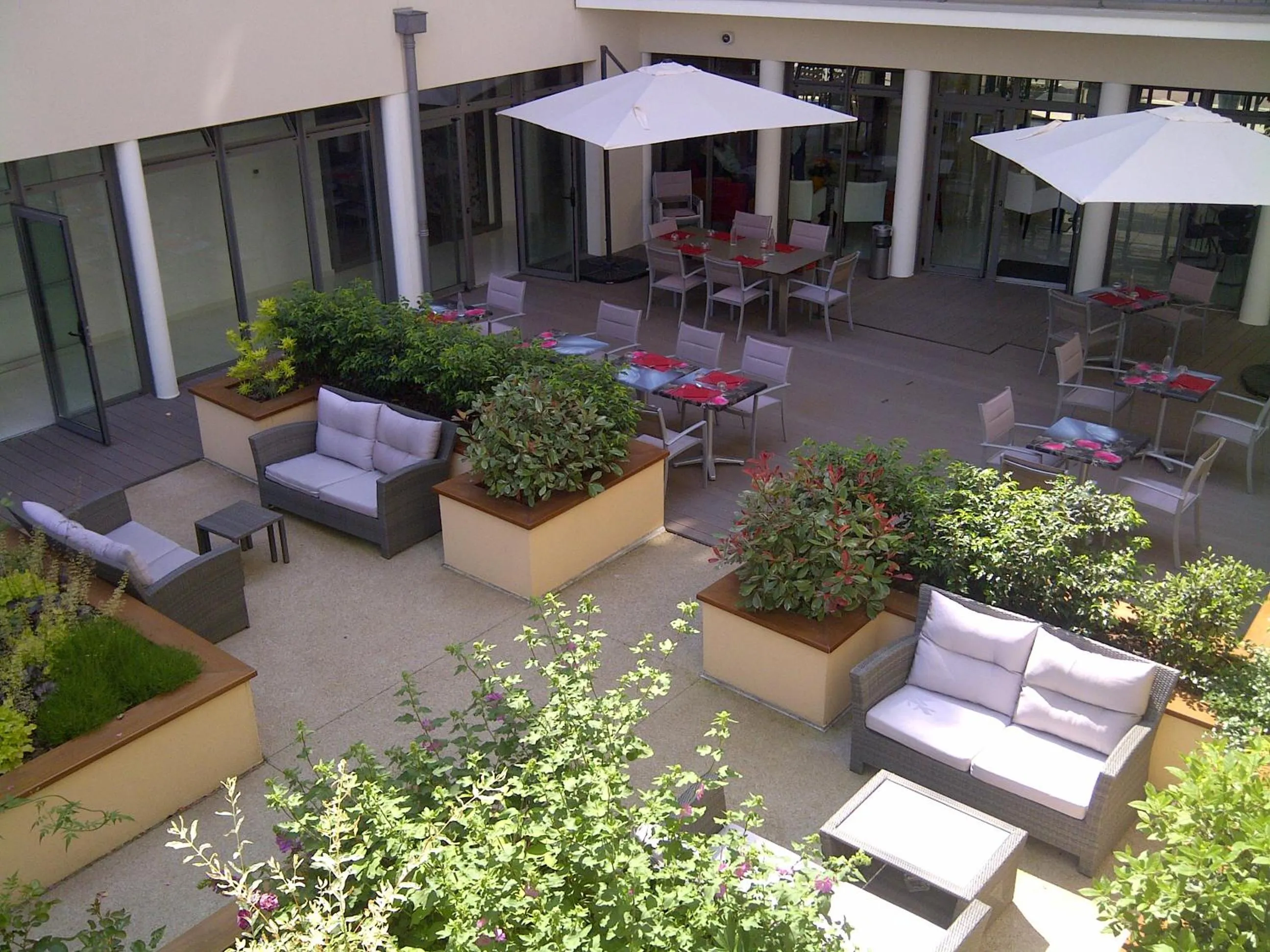 Garden in La Résidence Therm’Appart