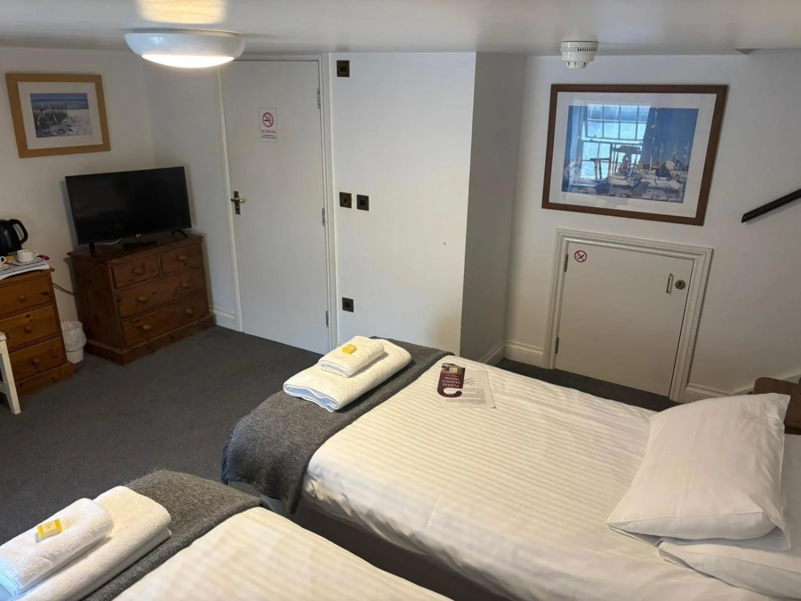 Bed in The Swordfish Inn