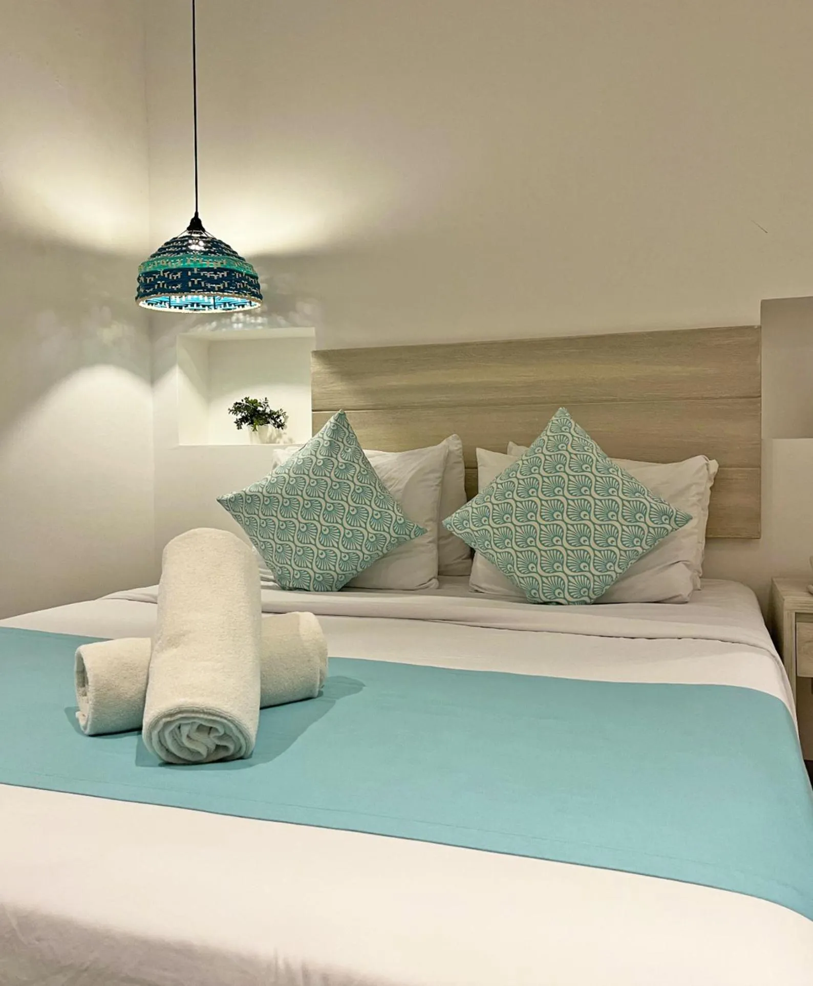 Bed in Azure Lofts & Pool