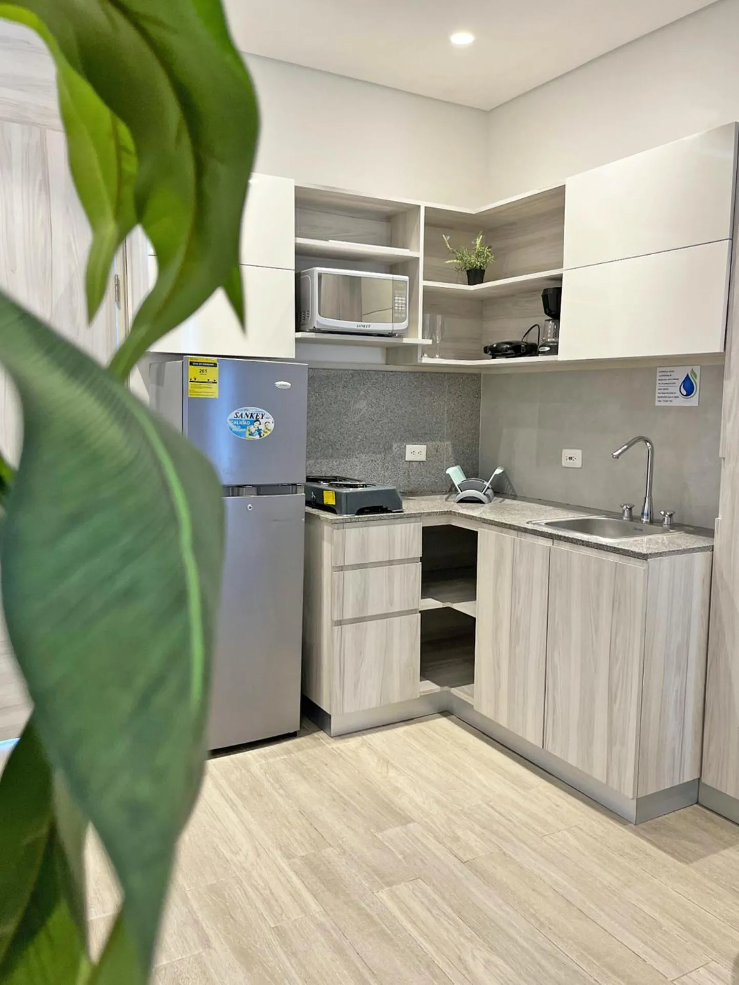 Kitchen or kitchenette in Azure Lofts & Pool