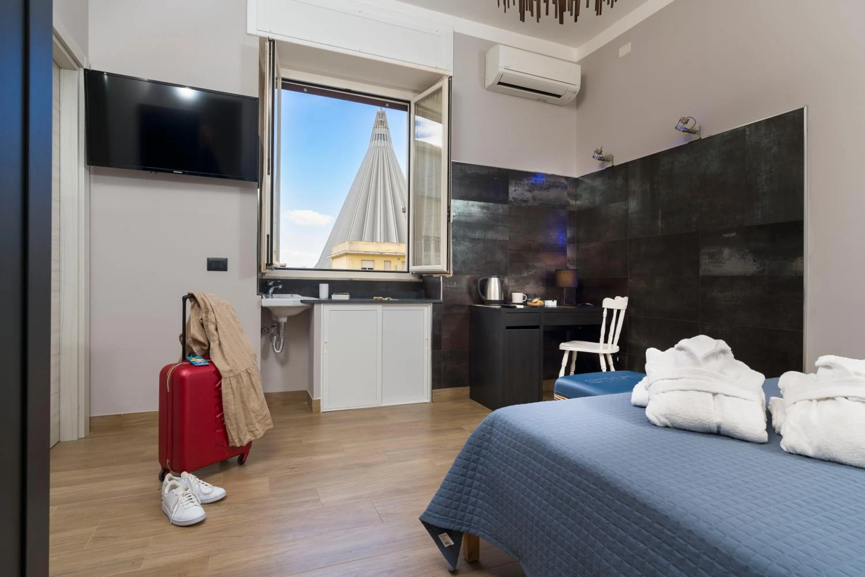 Bedroom, Bed in Il Tempio di Athena - Cultura e Relax a Siracusa