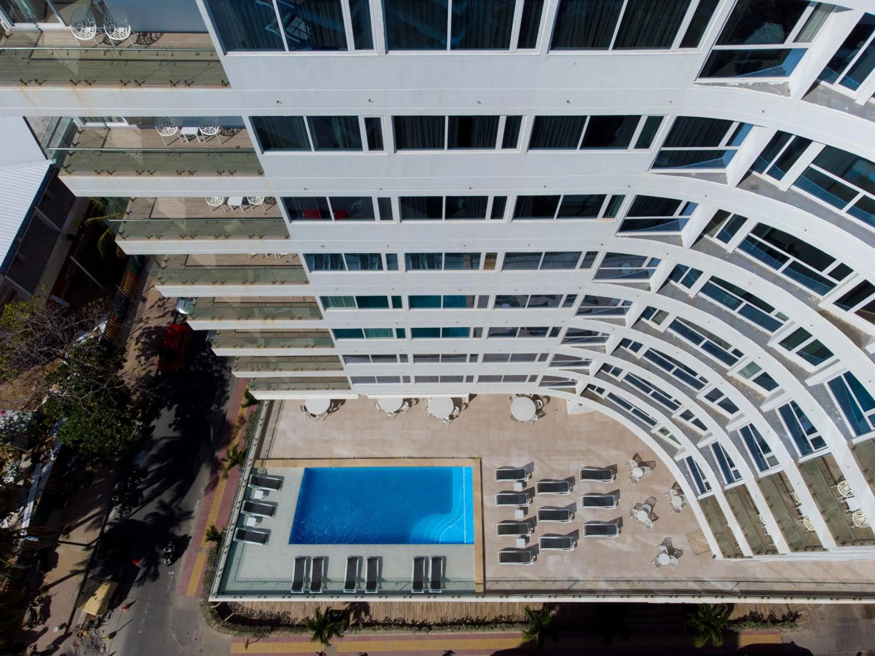 Bird's eye view in Samawi Hotel