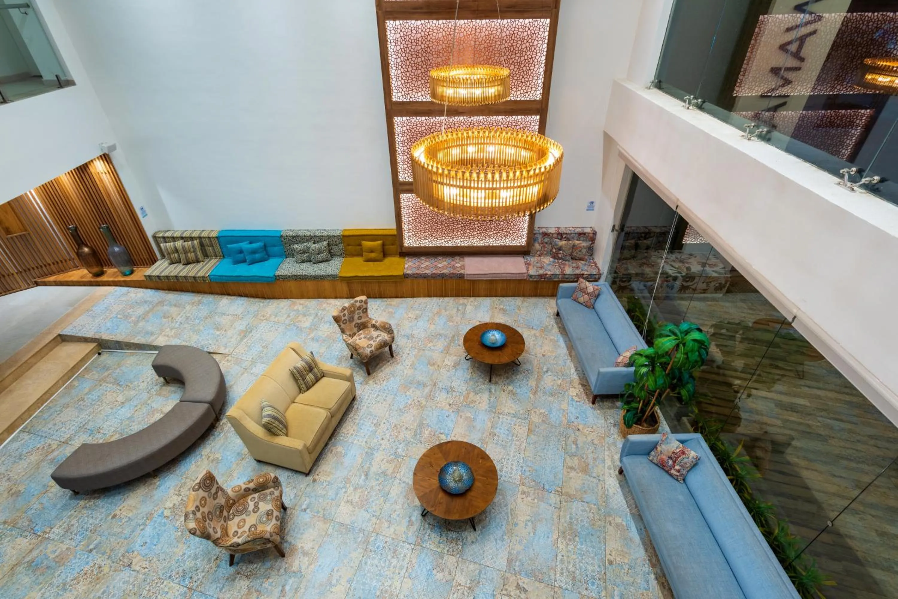 Lobby or reception in Samawi Hotel