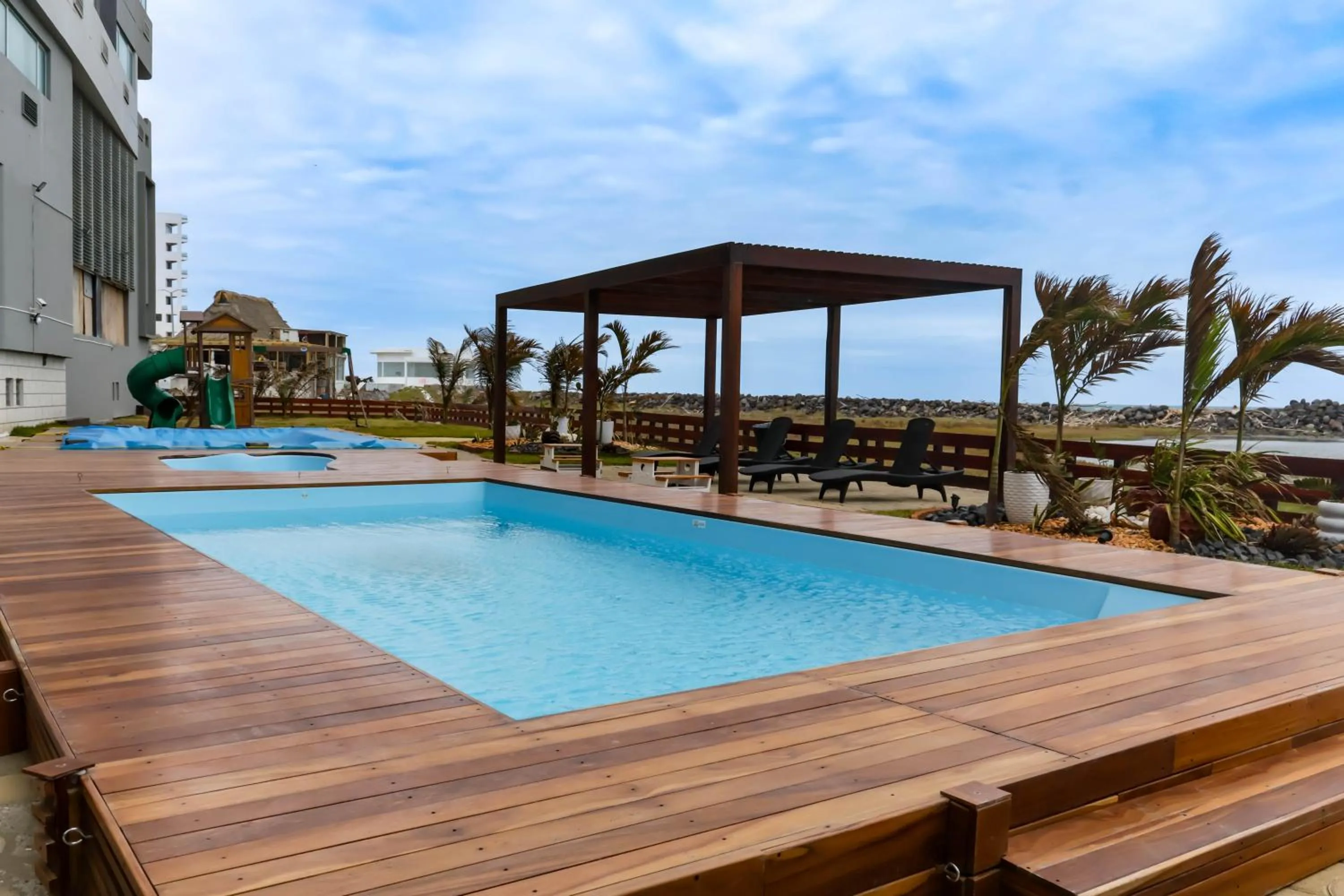 Pool view in Hotel Punta Azul