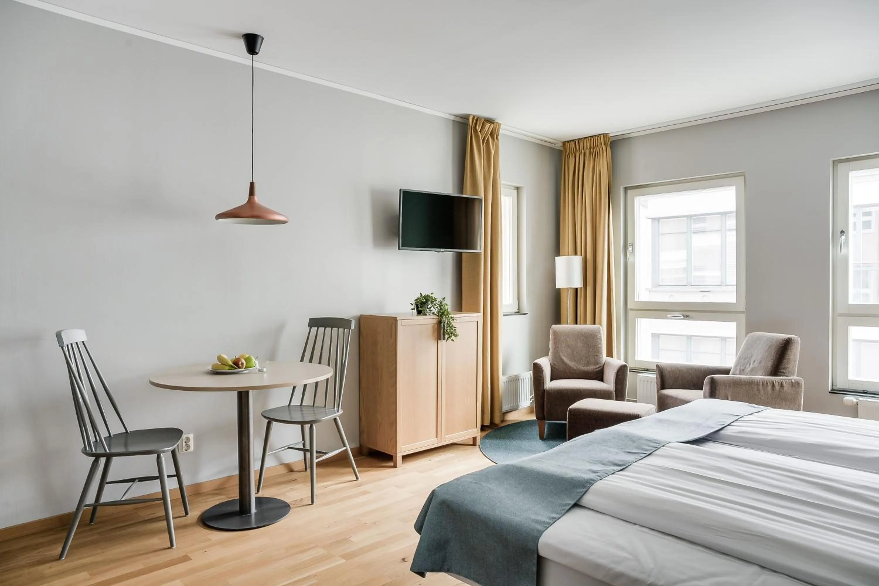 Bed in Forenom Aparthotel Lund