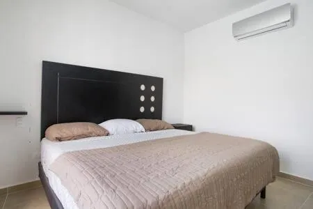 Bed in DEPARTAMENTO DE LUJO 3 RECAMARAS EN EXCLENTE UBICACION