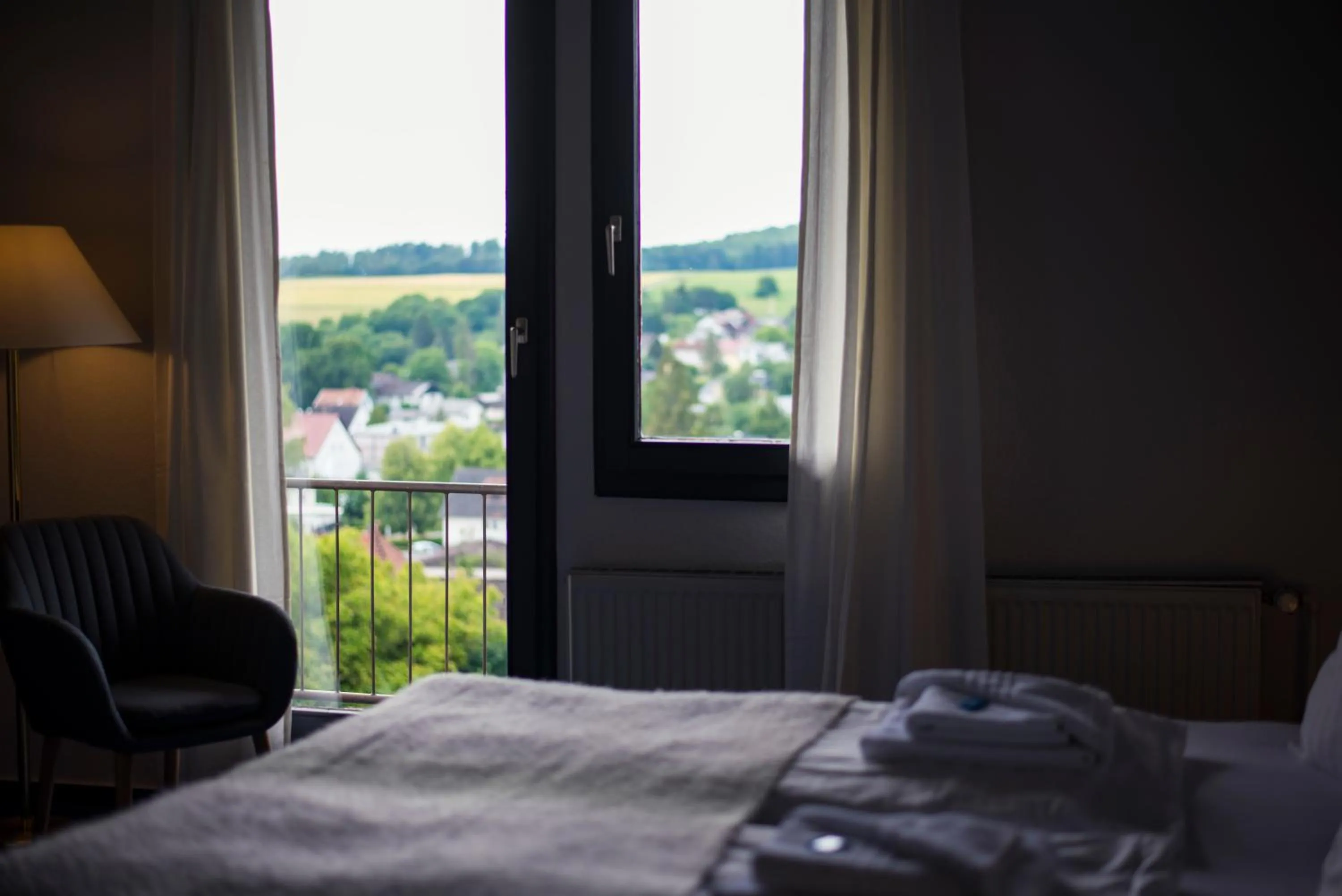 Balcony/Terrace, Bed in Schlosshotel Braunfels & Himmelreich