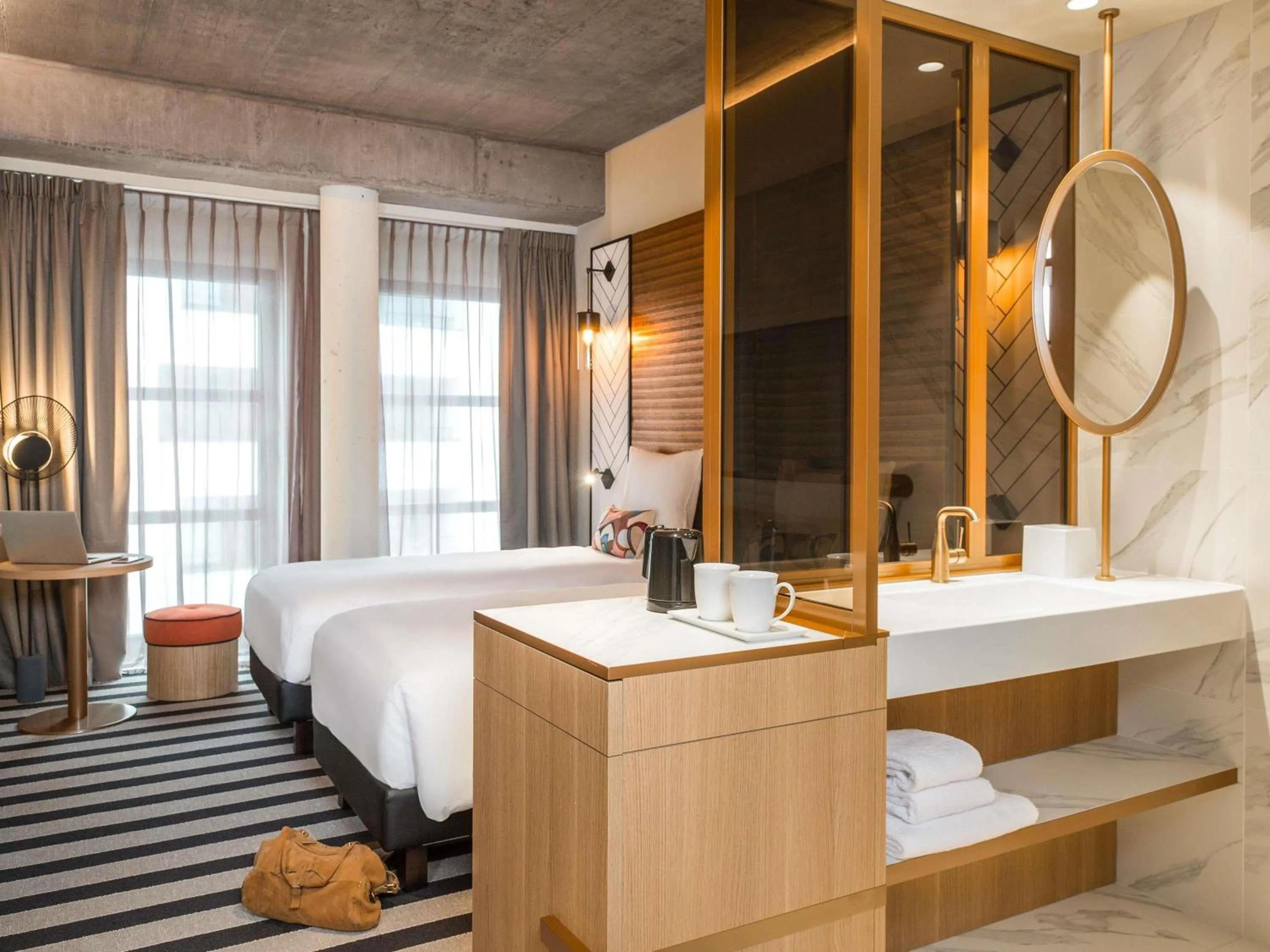 Bedroom, Bed in Mercure Luxembourg Off Kirchberg