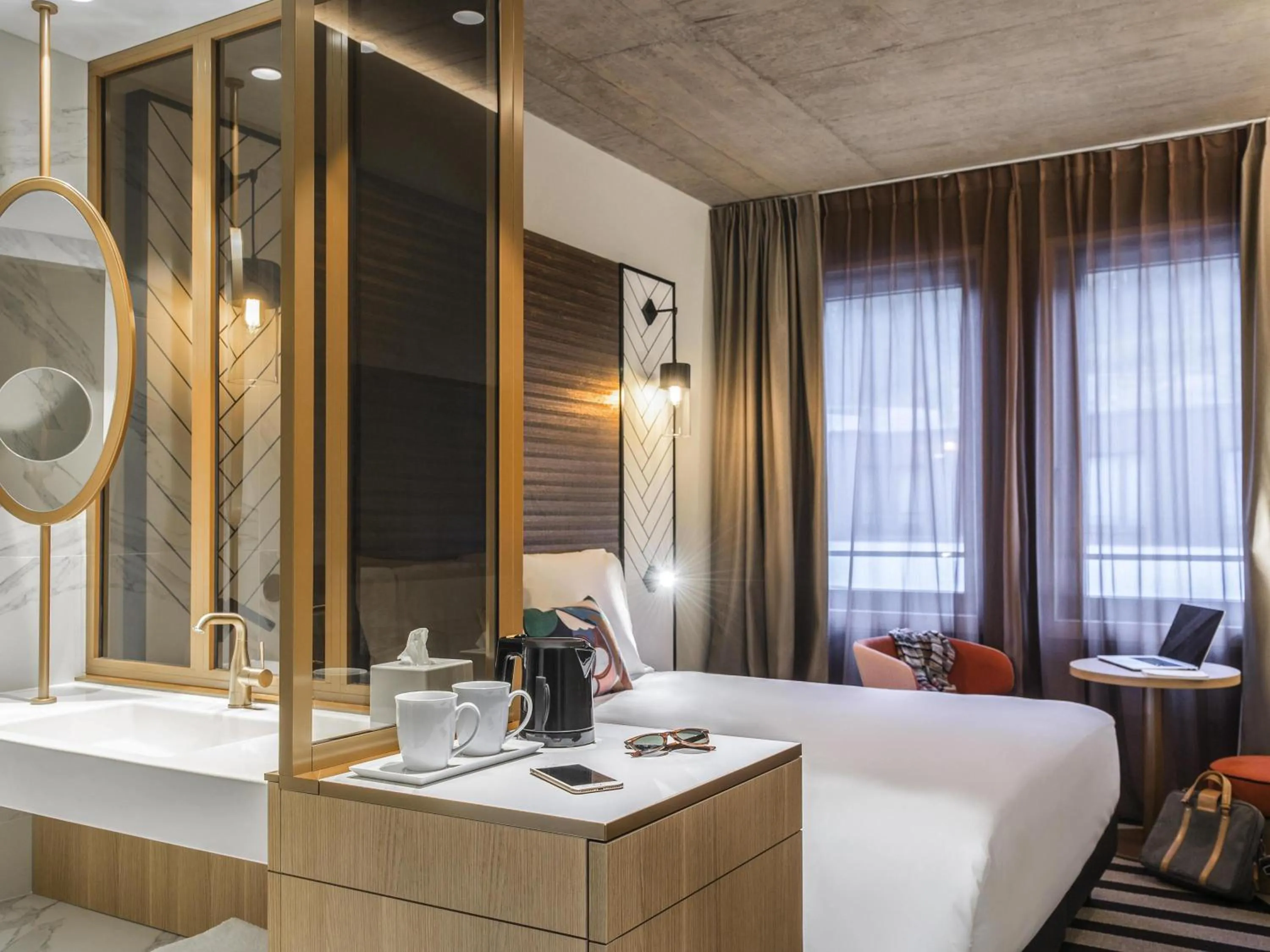 Bedroom, Bed in Mercure Luxembourg Off Kirchberg