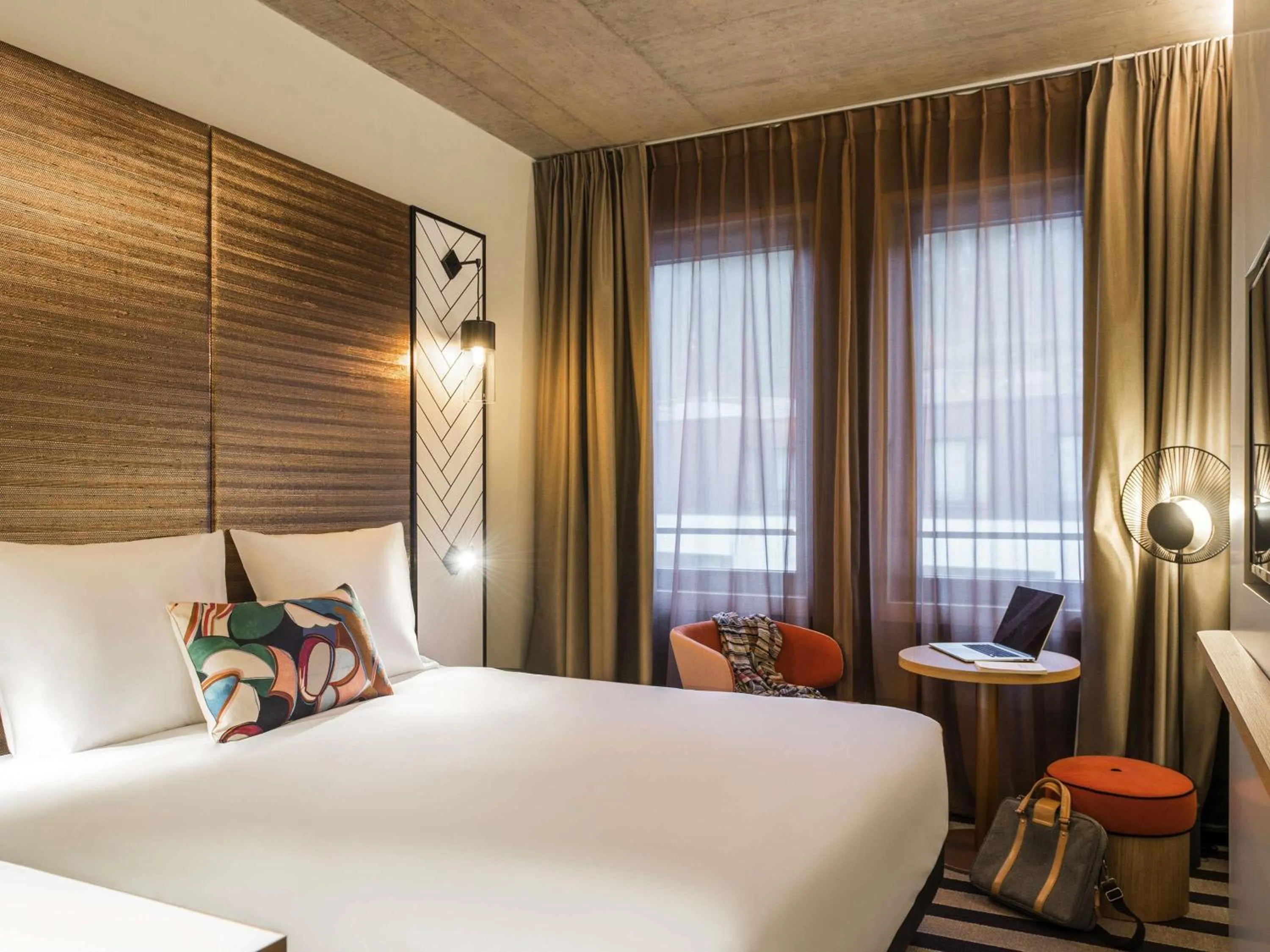 Bedroom, Bed in Mercure Luxembourg Off Kirchberg