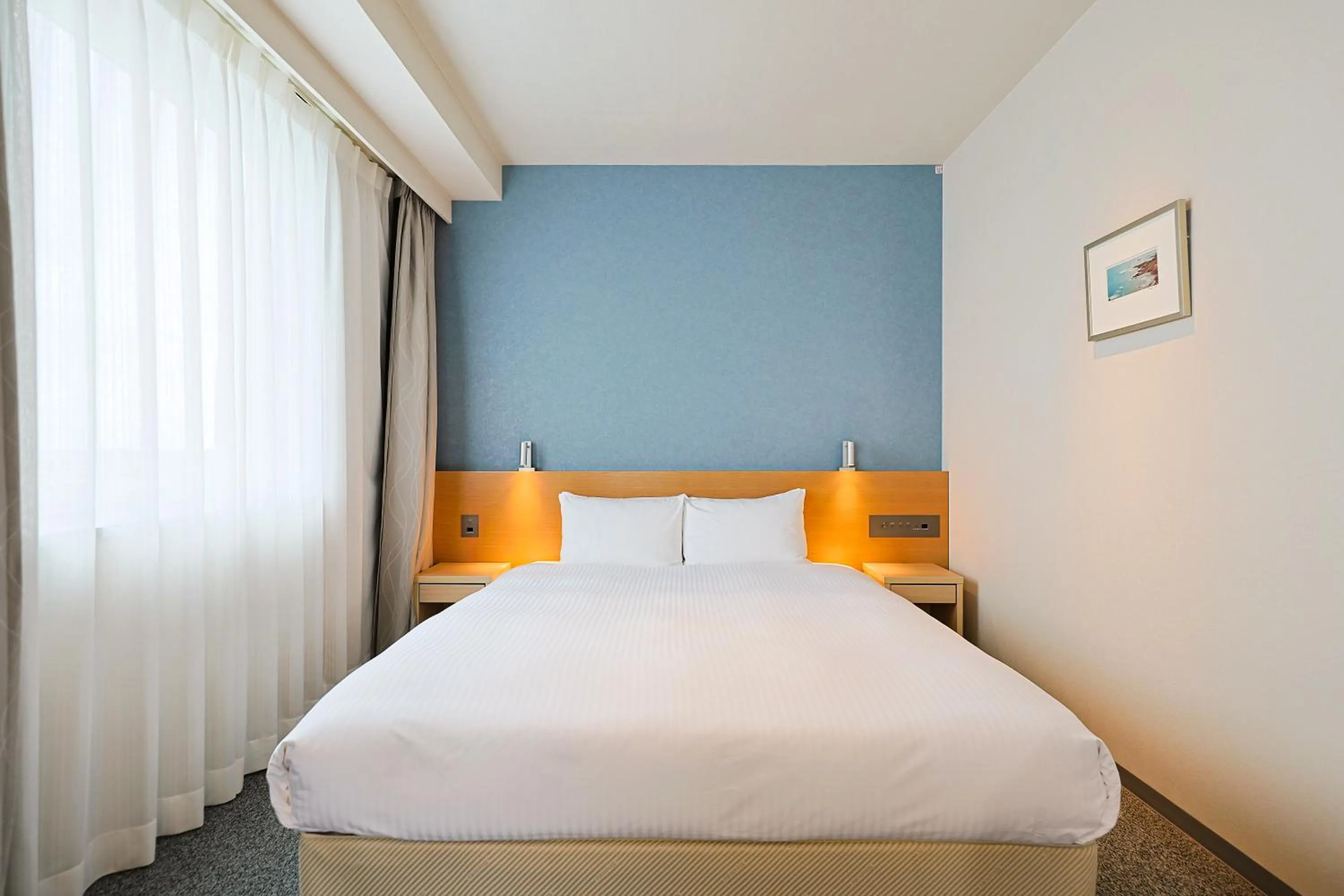 Photo of the whole room, Bed in JR Kyushu Hotel Miyazaki