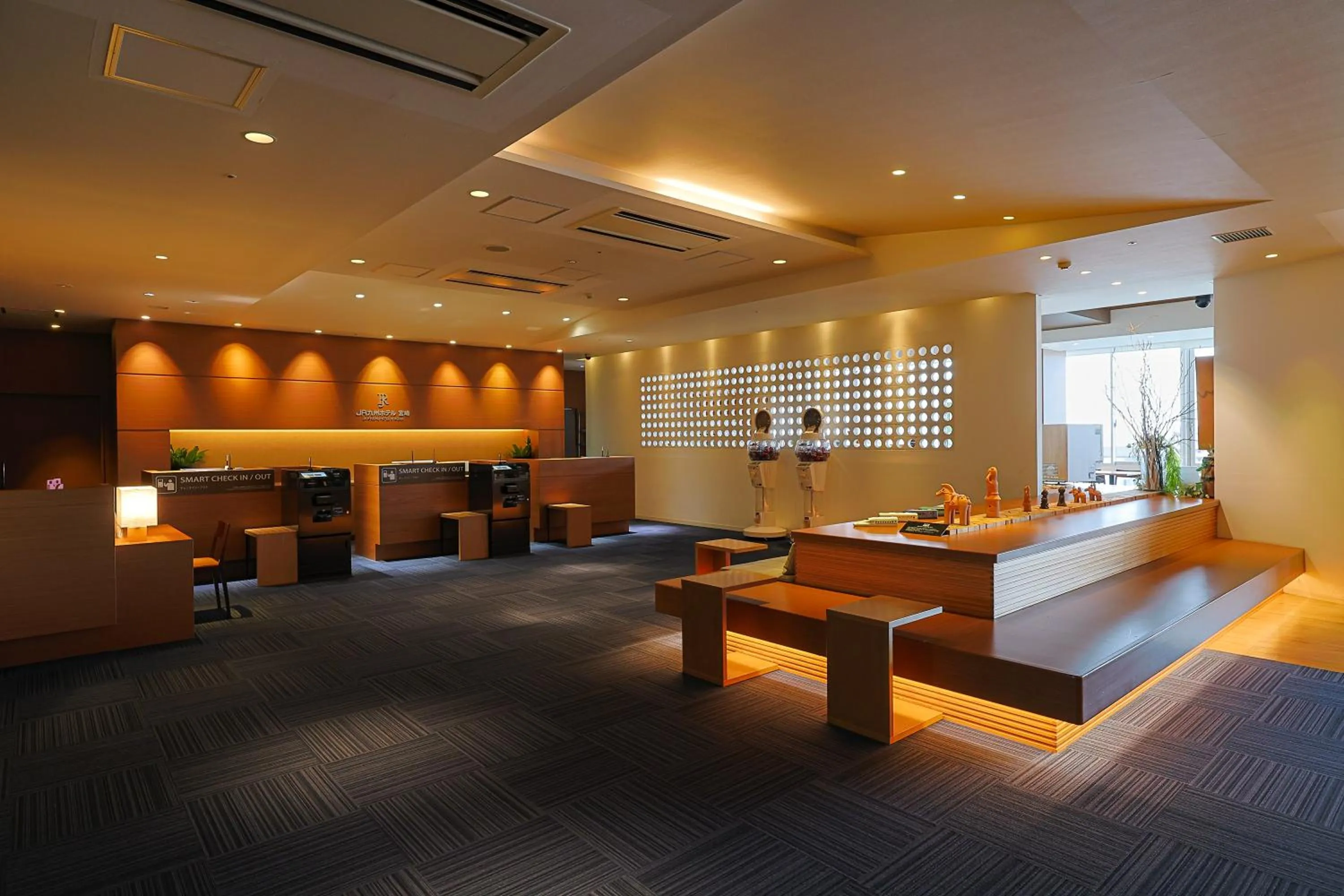 Lobby or reception in JR Kyushu Hotel Miyazaki