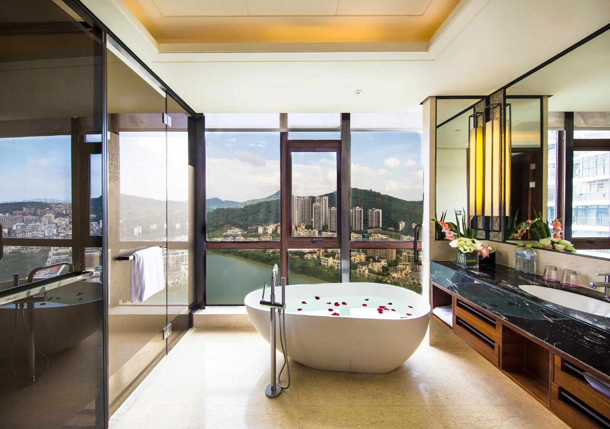 Bathroom in Crowne Plaza Sanya City Center by IHG