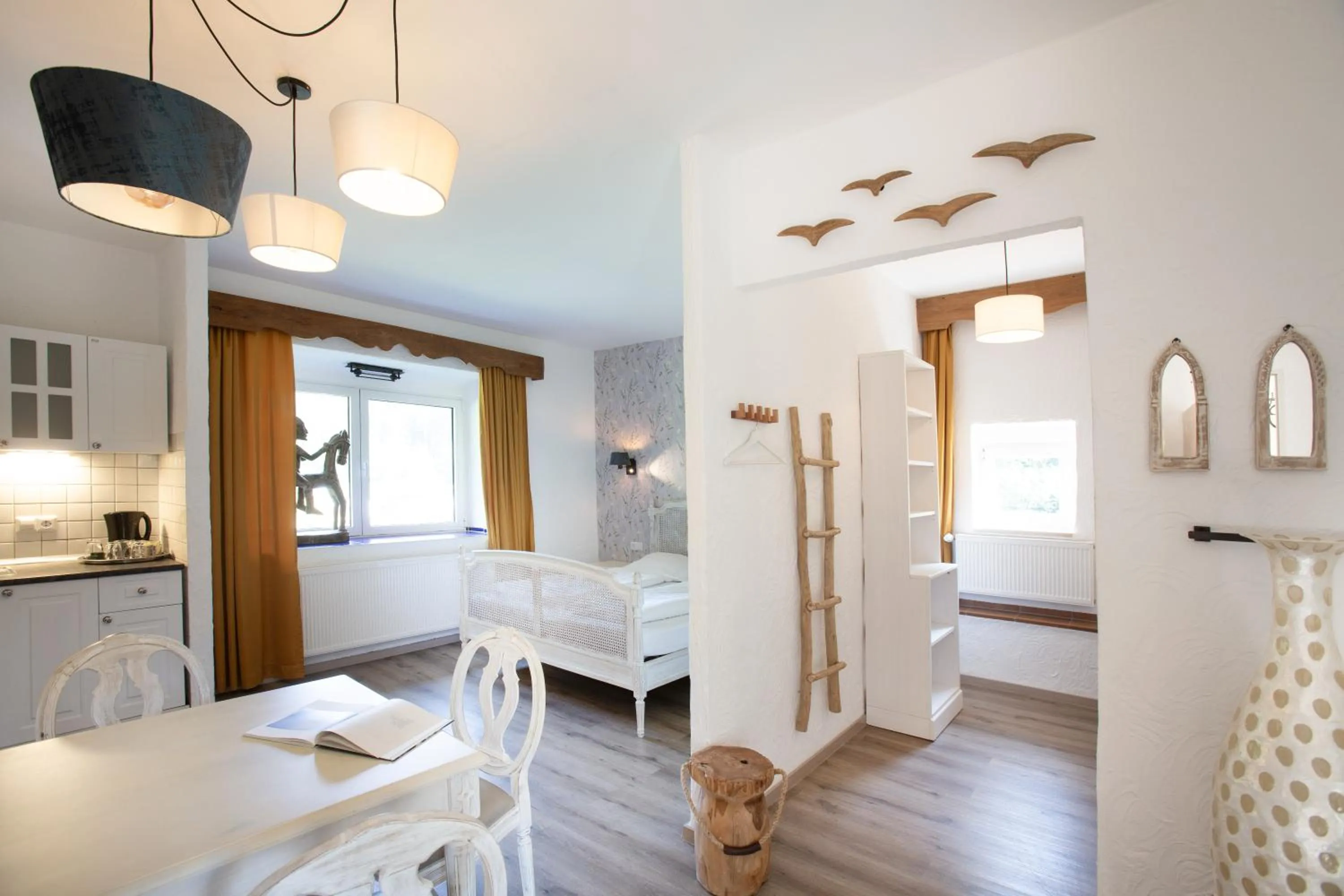 Photo of the whole room, Bed in Hotel Hüttenmühle Hillscheid