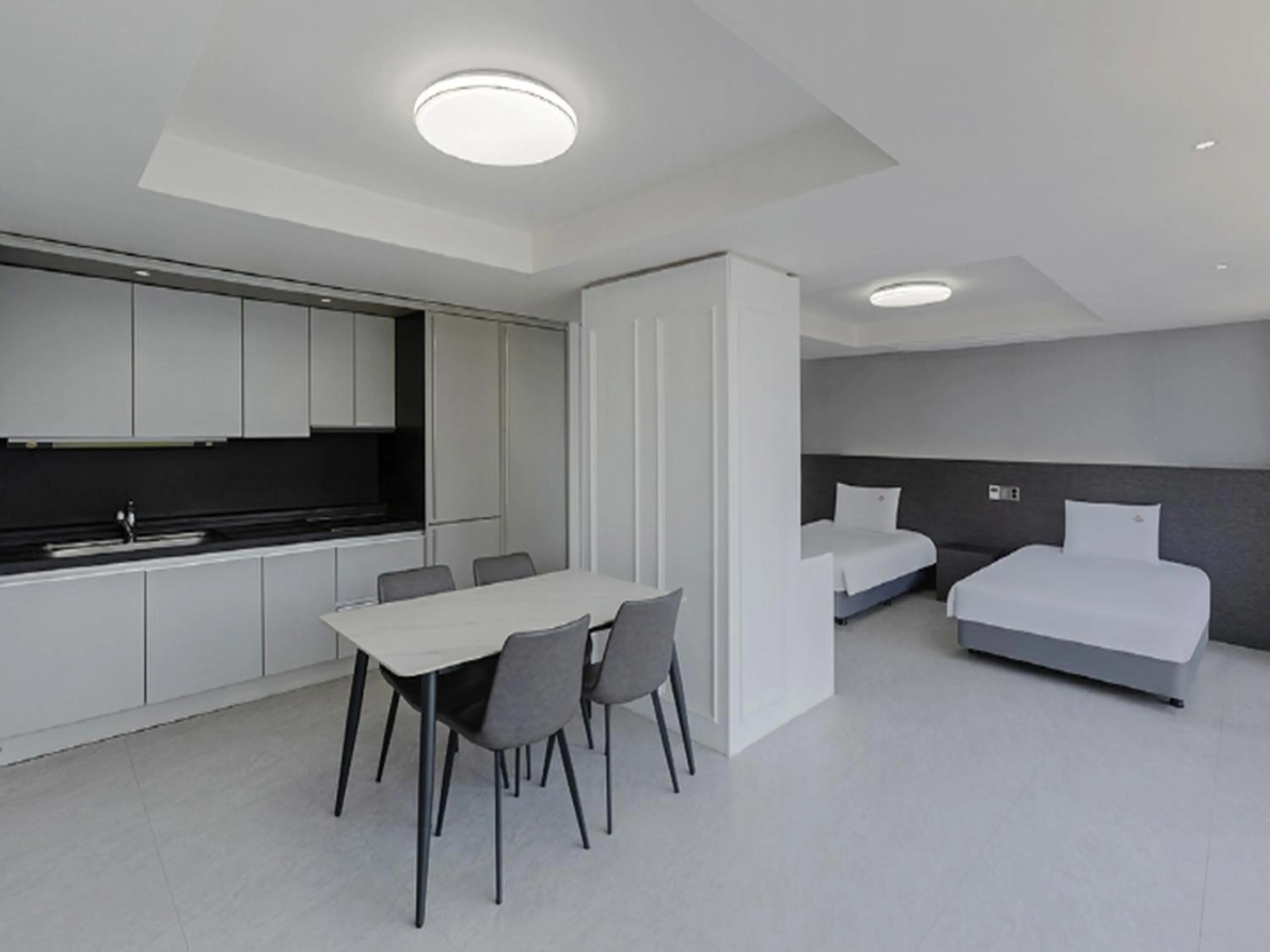 Living room, Bed in Sun Cloud Hotel