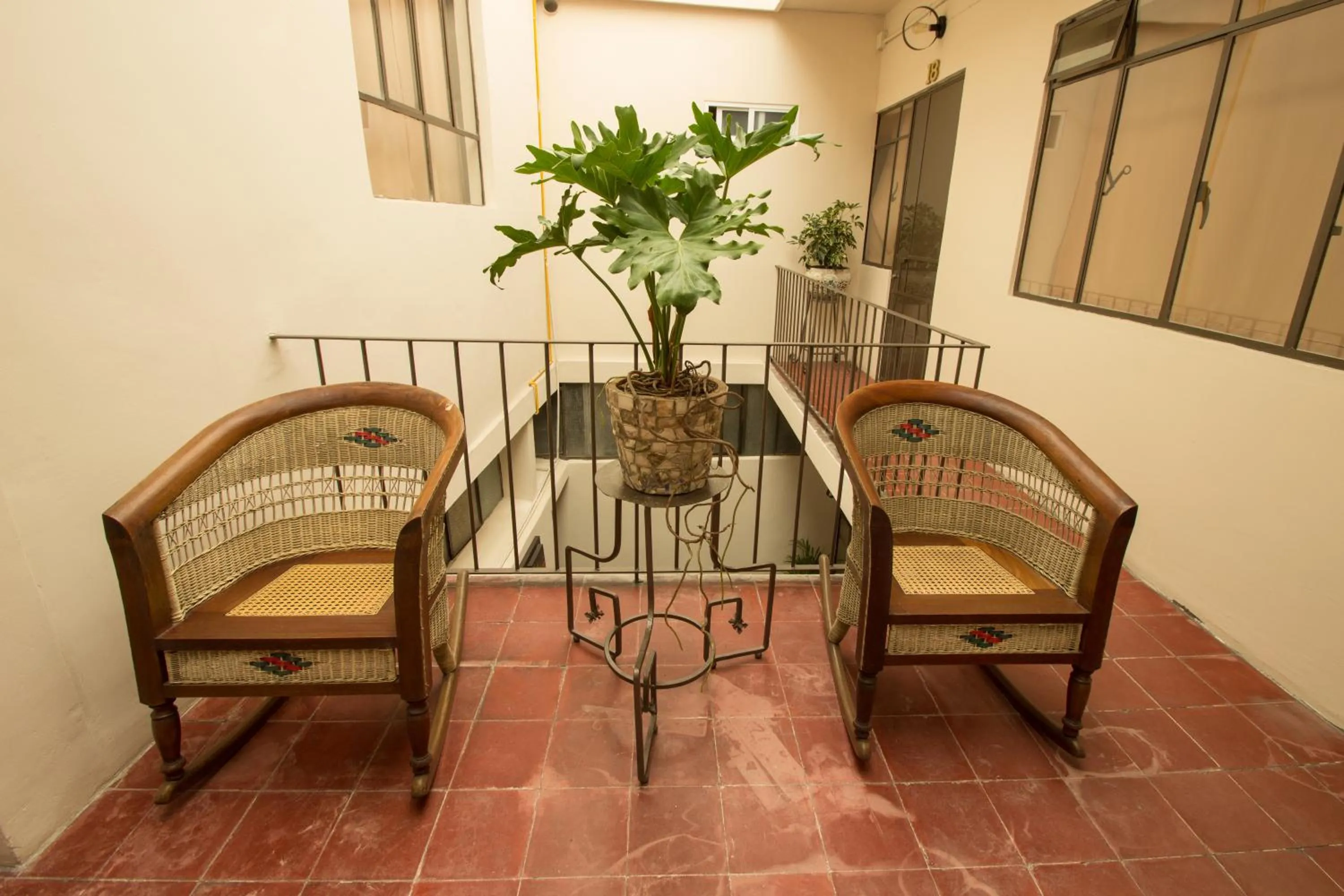 Patio in Casa de Juan Hostal