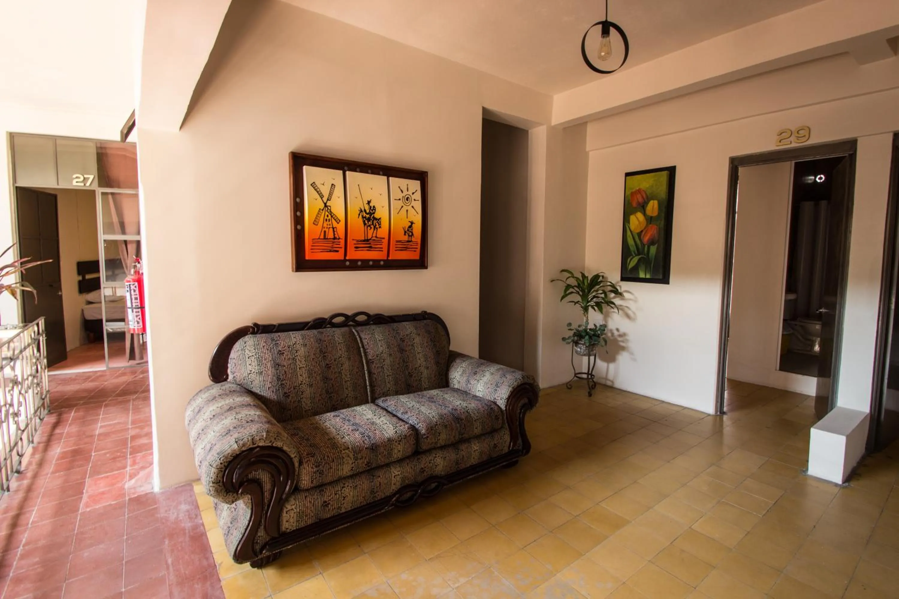 Patio in Casa de Juan Hostal