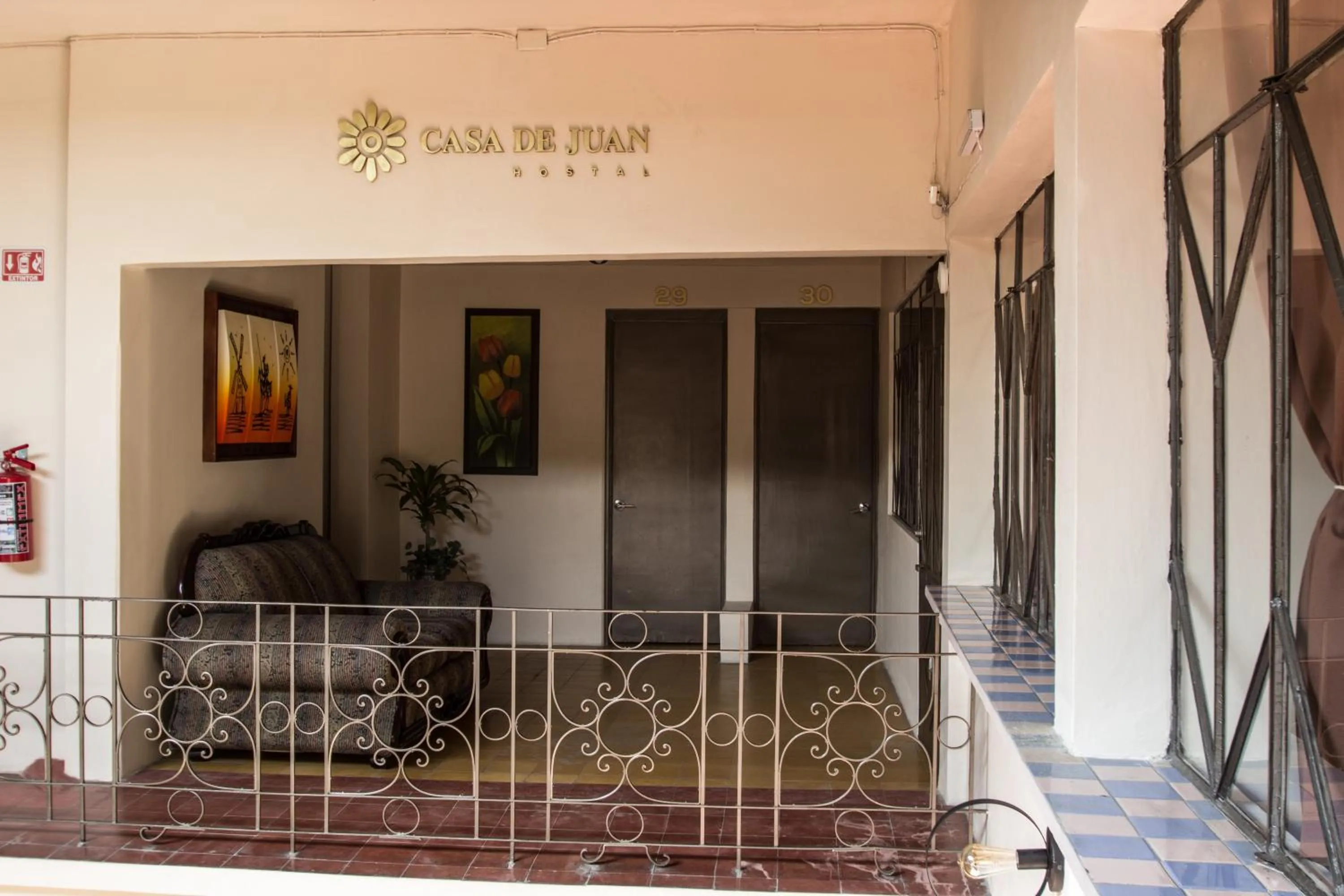 Patio in Casa de Juan Hostal