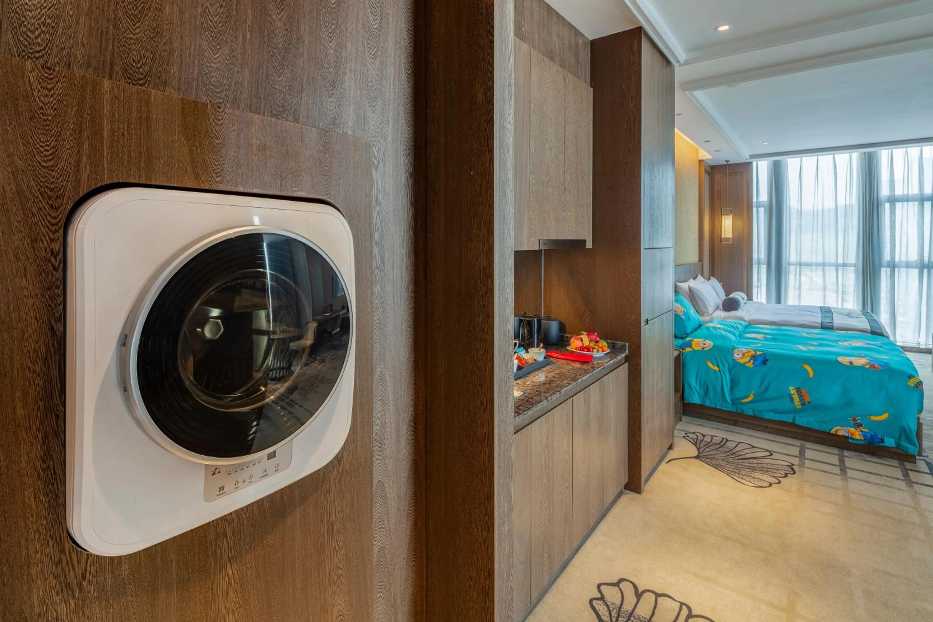 Bed in Jinling Grand Hotel