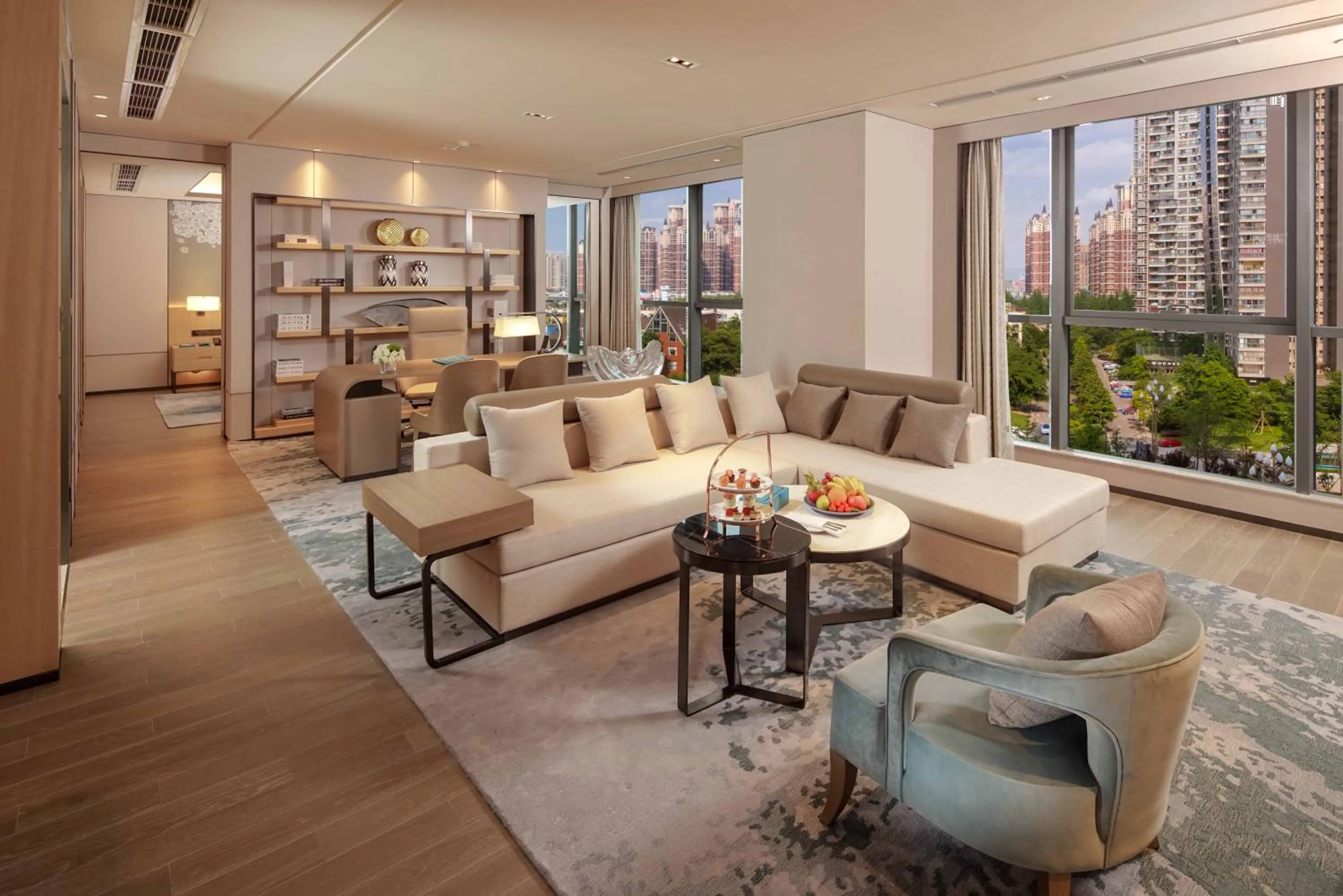 Kitchen or kitchenette in Projoy Hotel Tianfu