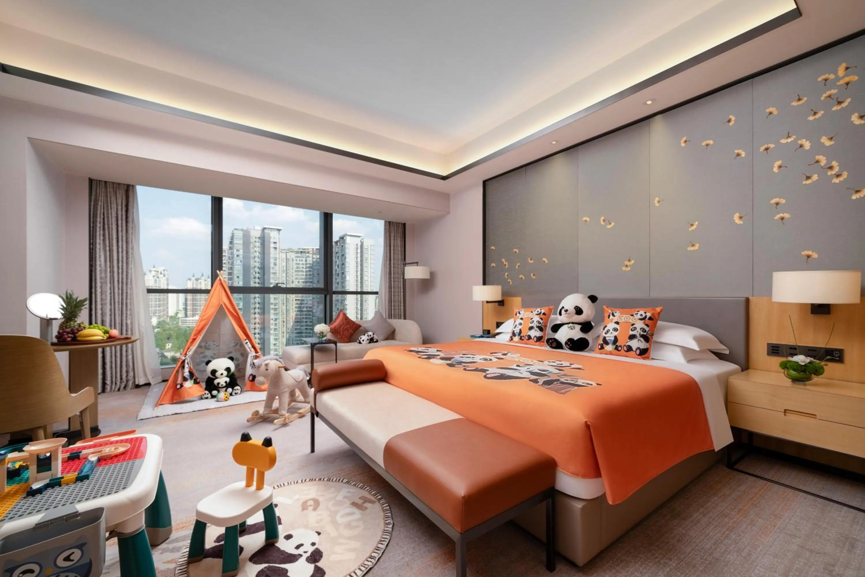 Bed in Projoy Hotel Tianfu