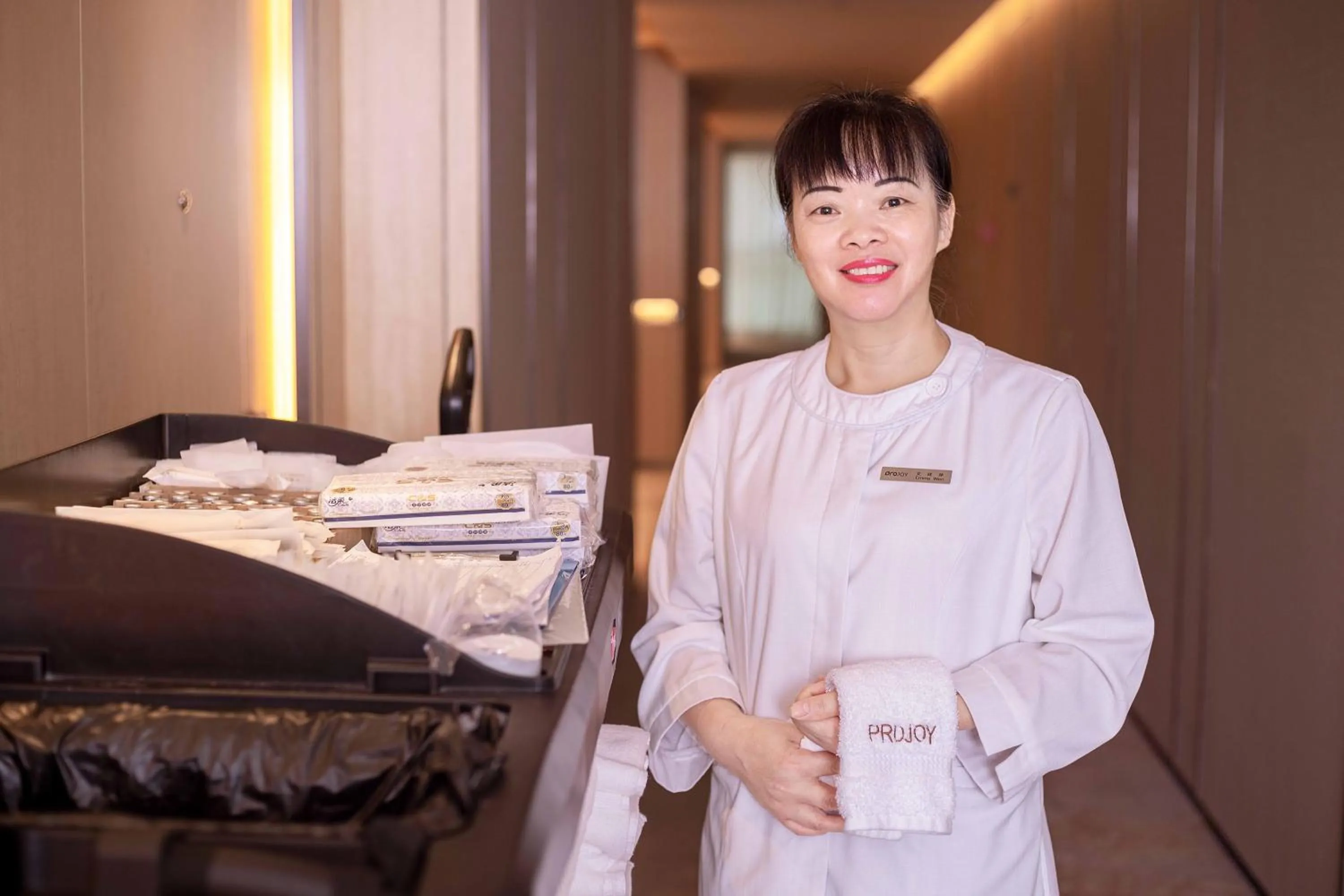 Staff in Projoy Hotel Tianfu