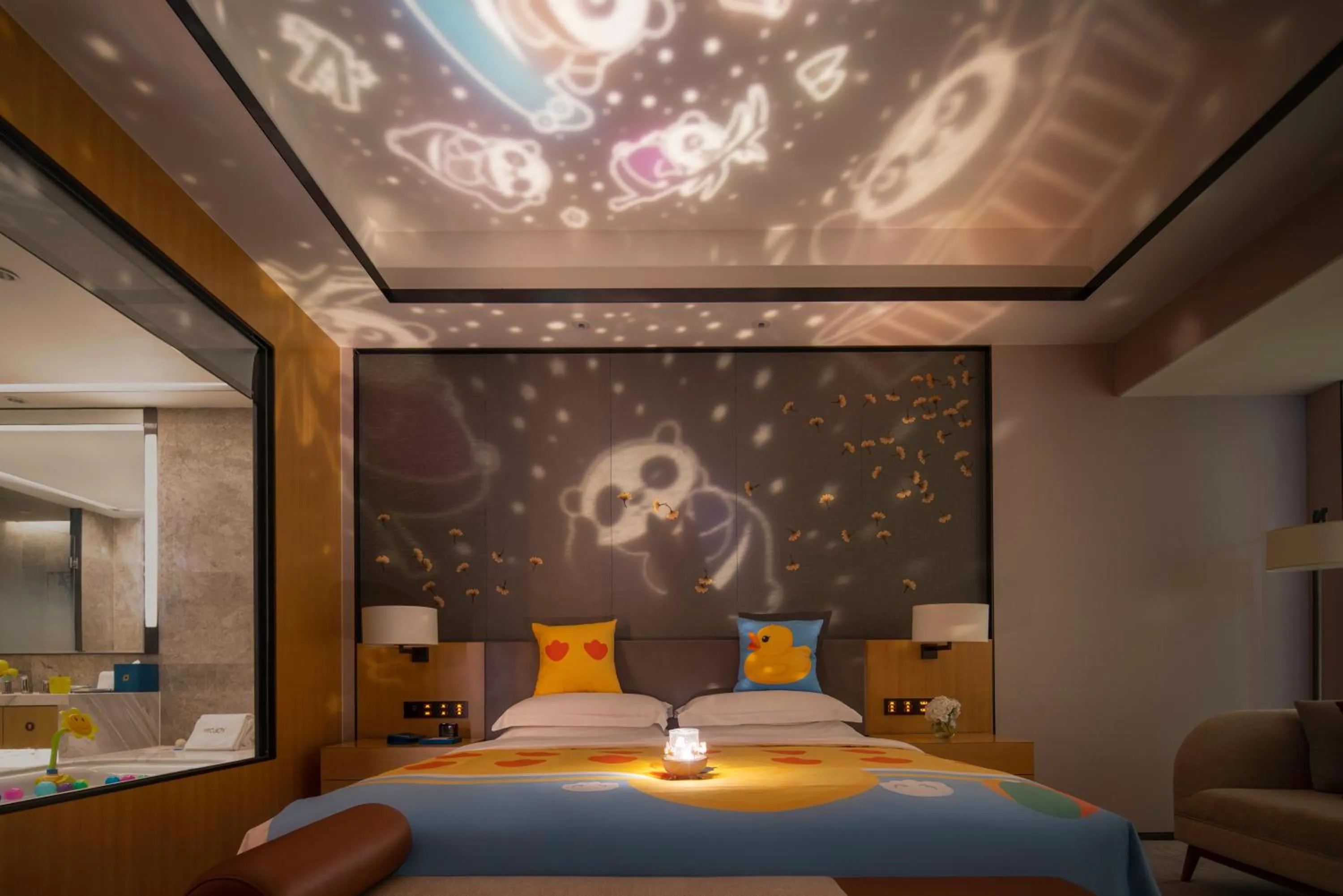 Photo of the whole room, Bed in Projoy Hotel Tianfu