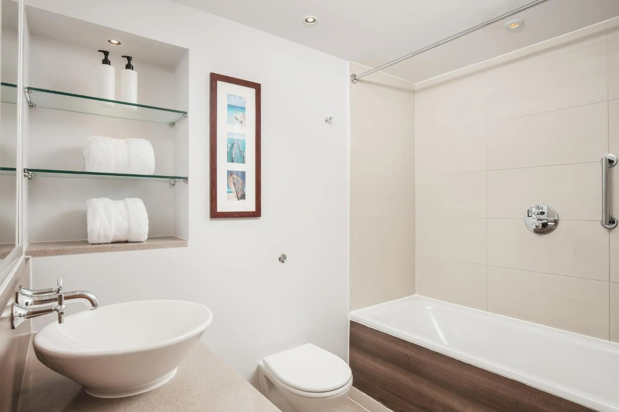 Shower in Staybridge Suites Newcastle by IHG
