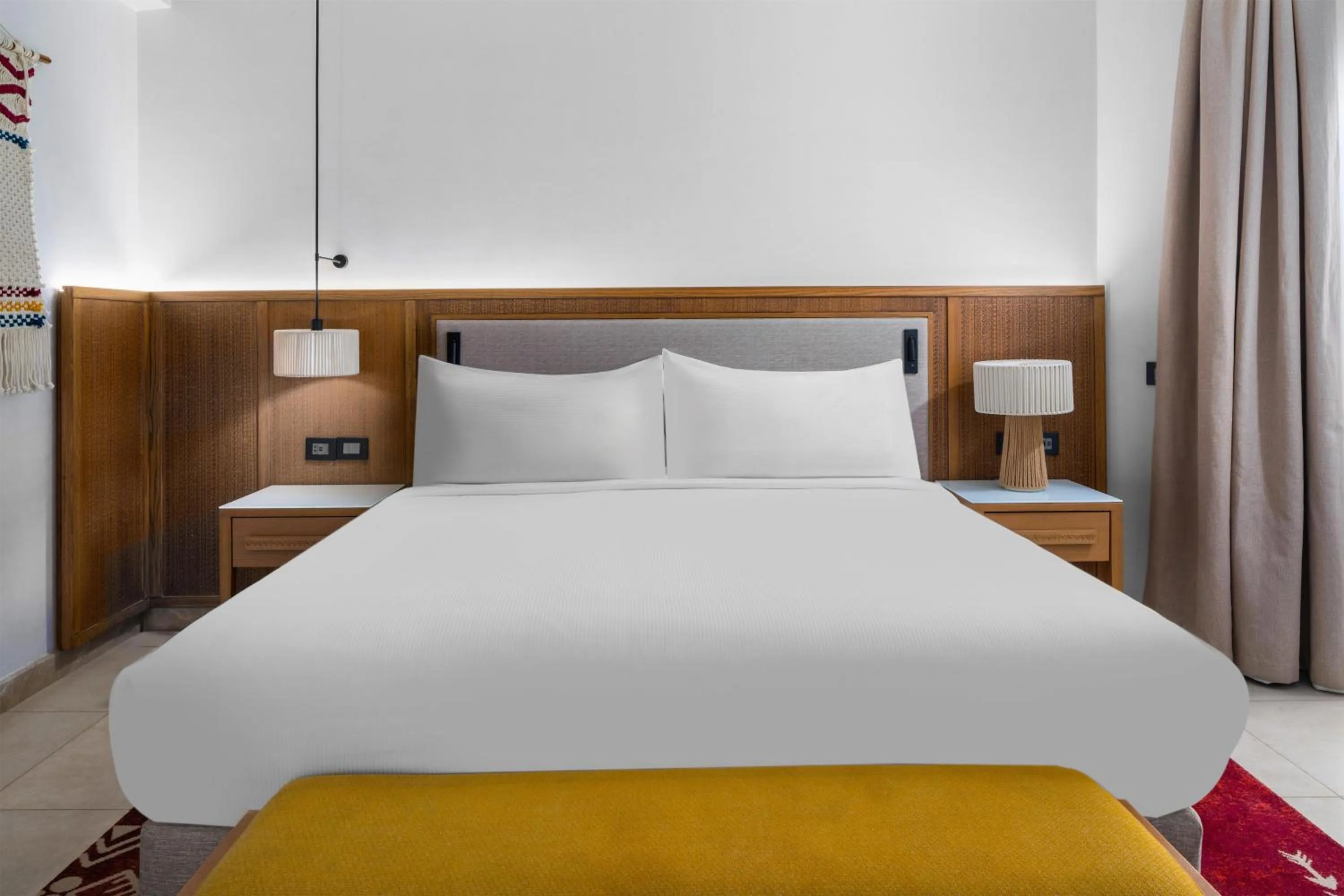 Bed in DoubleTree by Hilton Sharks Bay Resort