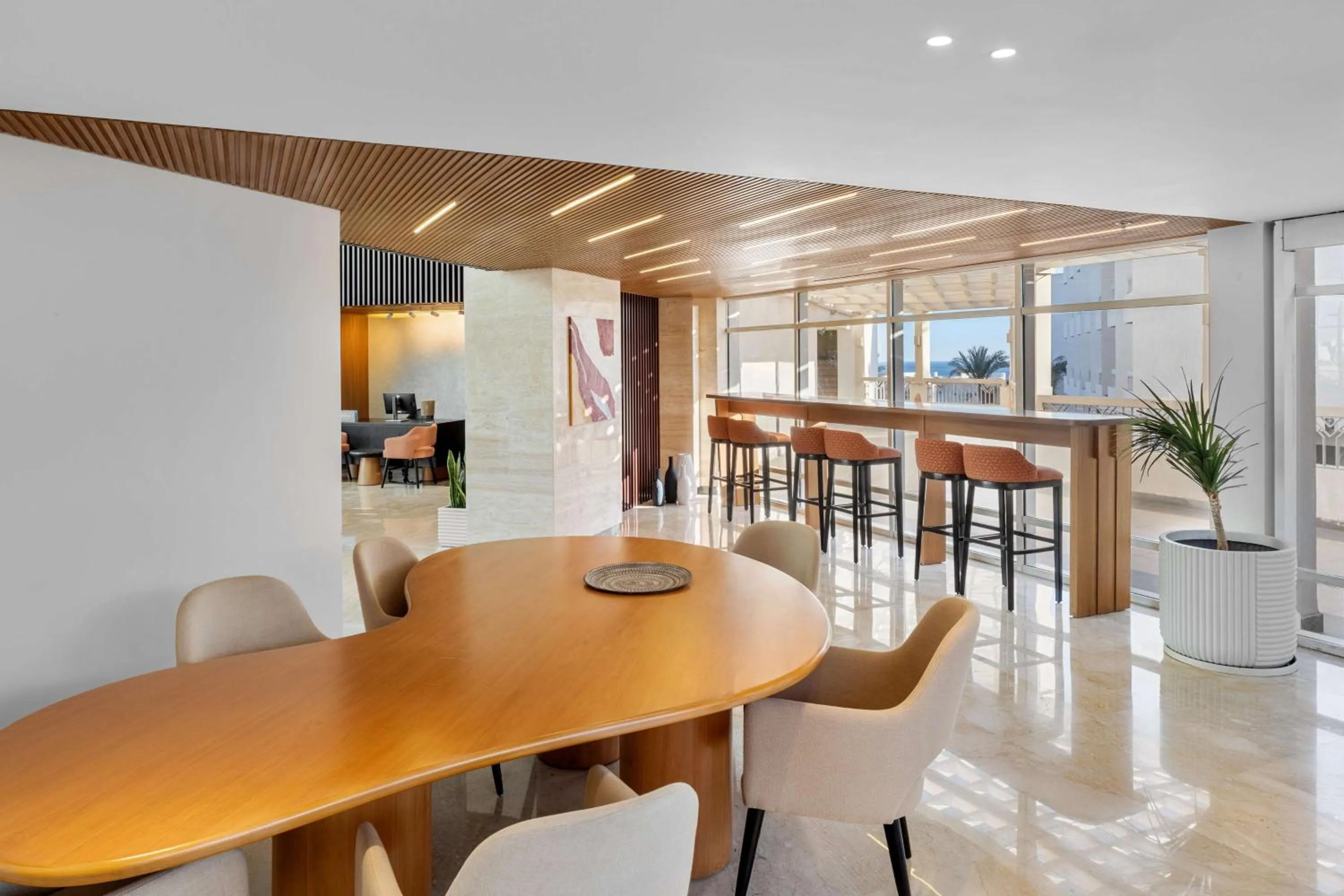 Lobby or reception in DoubleTree by Hilton Sharks Bay Resort